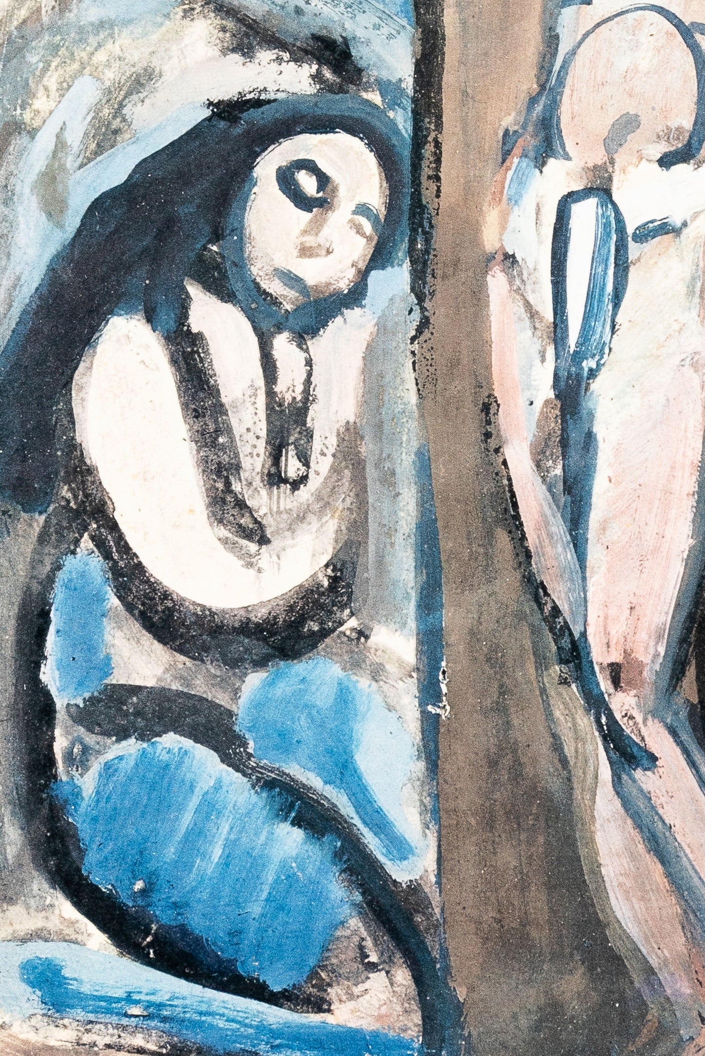Georges ROUAULT : Le Christ sur la croix - Lithographie