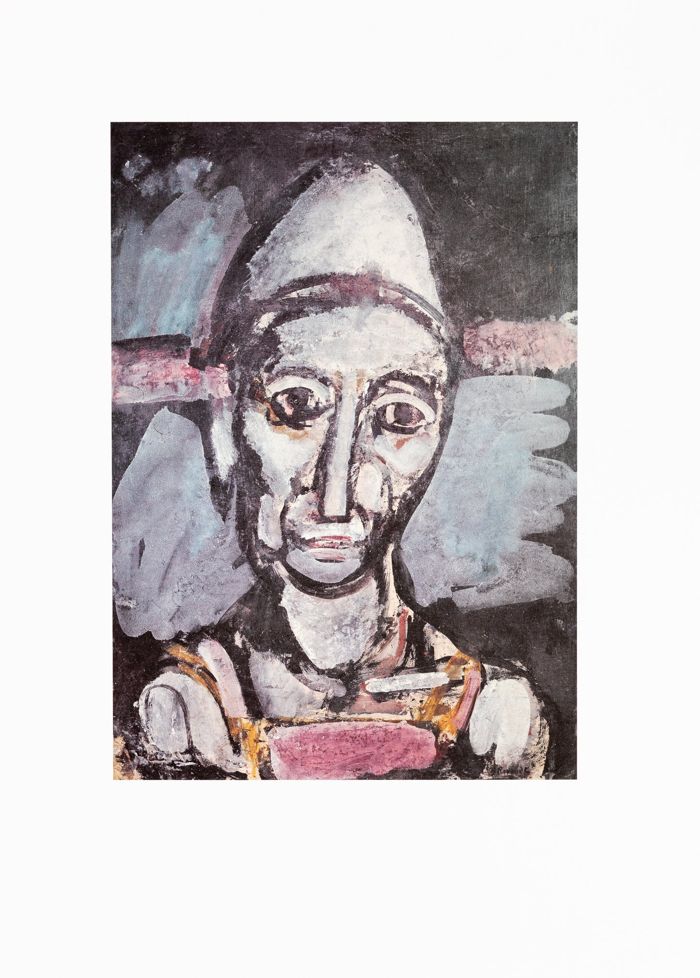 Georges ROUAULT : Pierrot le Clown - Lithographie signée