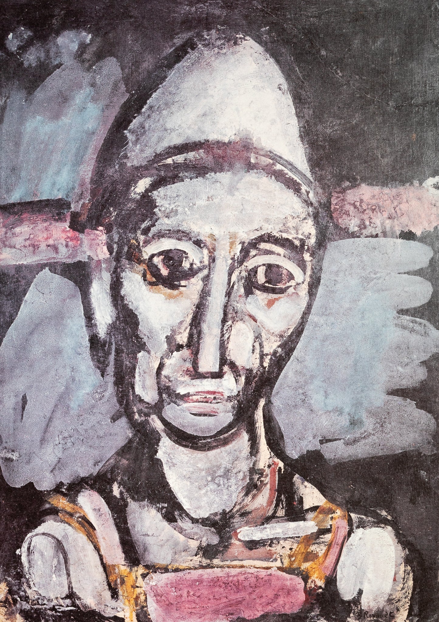 Georges ROUAULT : Pierrot le Clown - Lithographie signée