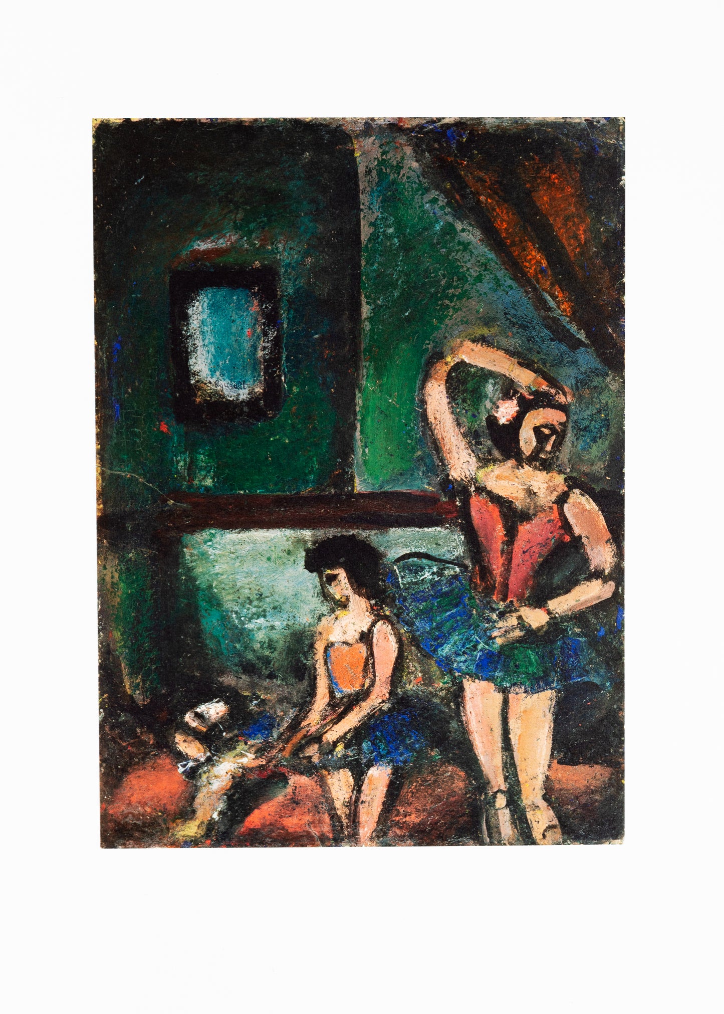 Georges ROUAULT : Danseuses au chien blanc - Lithographie