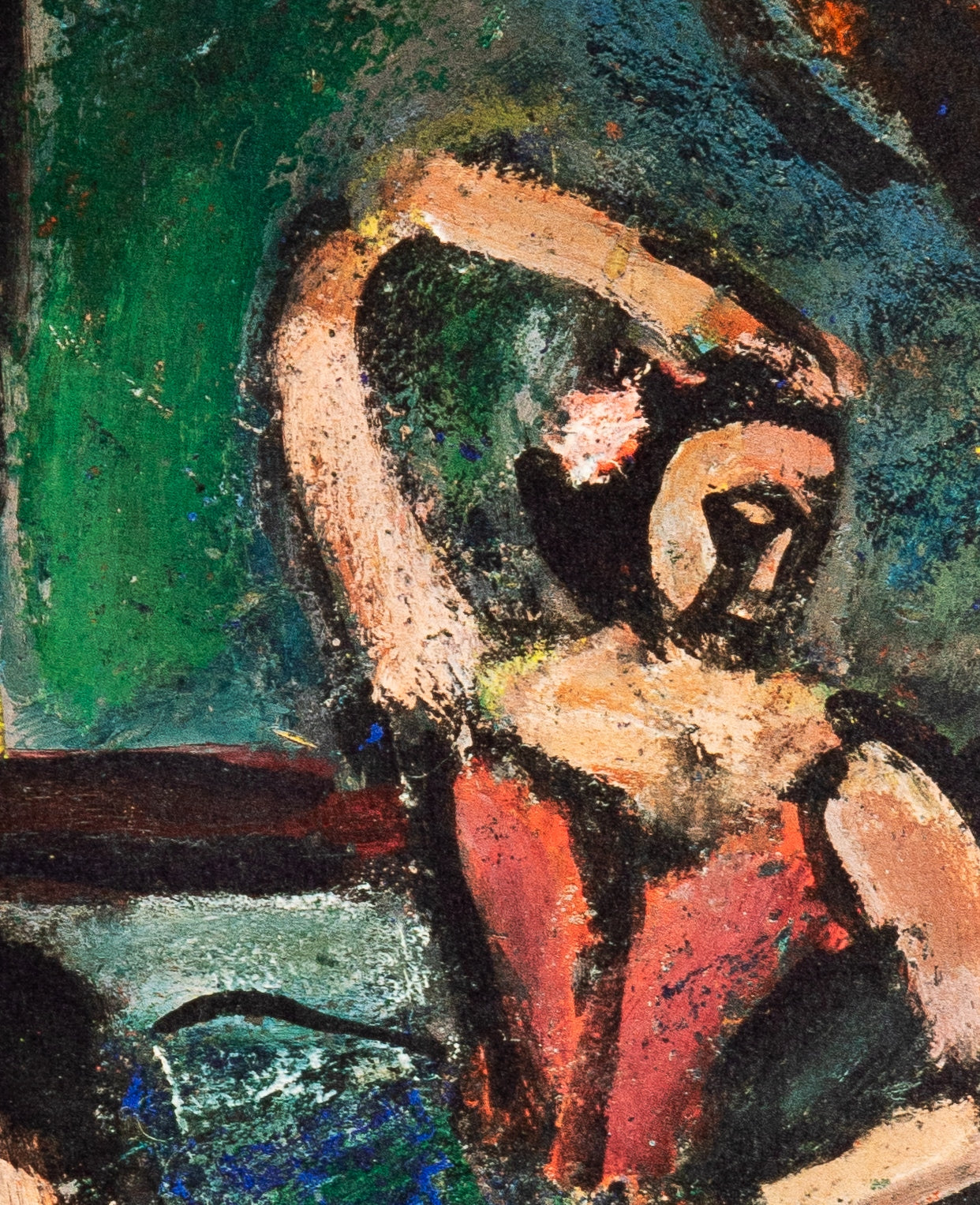 Georges ROUAULT : Danseuses au chien blanc - Lithographie