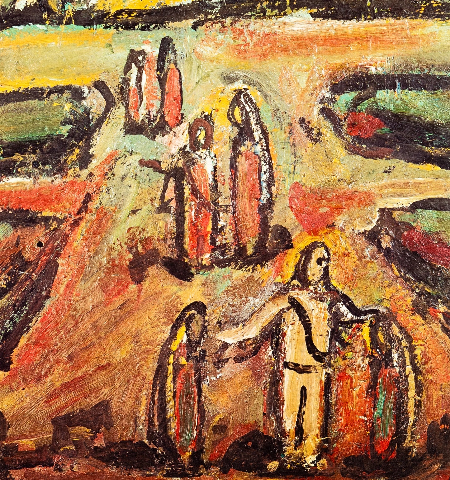 Georges ROUAULT : L'entrée du Village - Lithographie signée