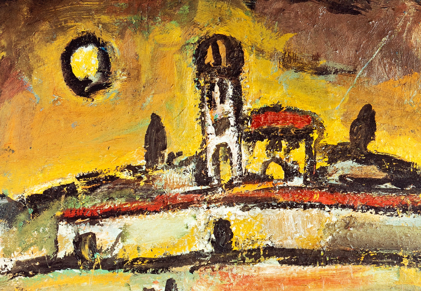 Georges ROUAULT : L'entrée du Village - Lithographie signée