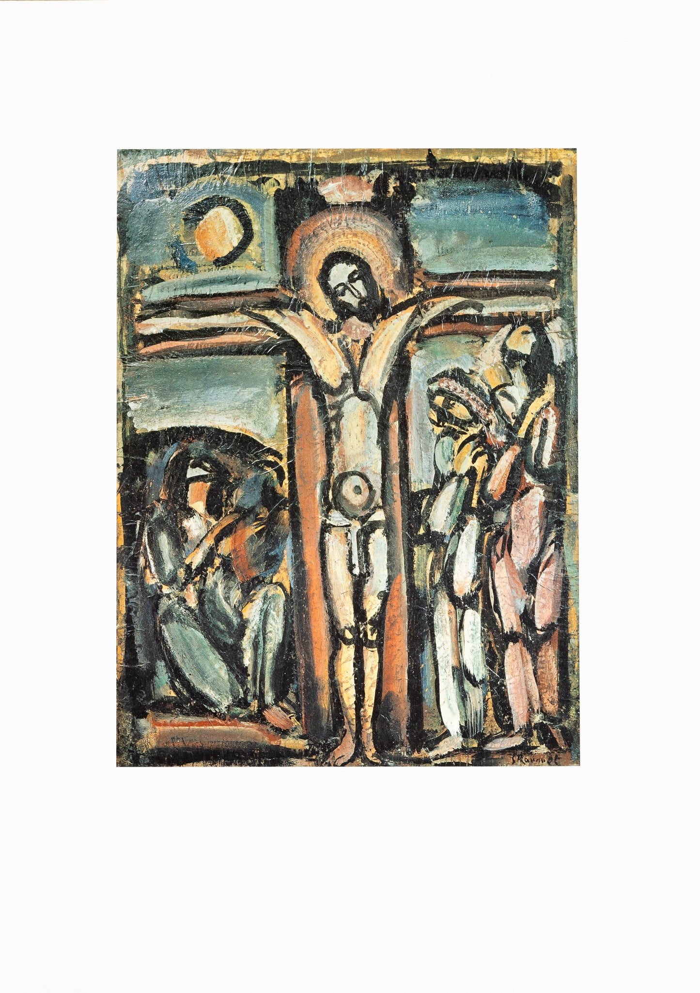 Georges ROUAULT : La Crucifixion du Christ - Lithographie signée