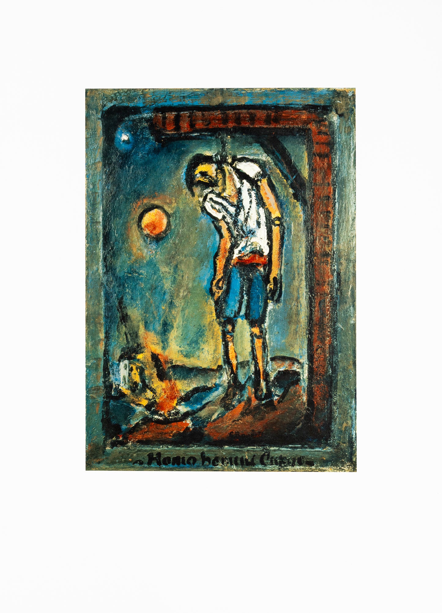 Georges ROUAULT : Le pendu - Lithographie