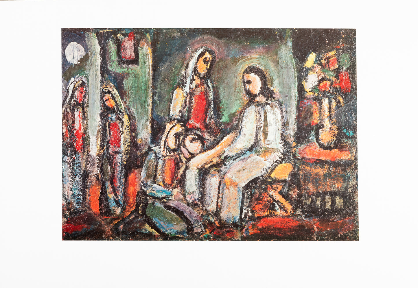 Georges ROUAULT: Jesus and Mary Magdalene - Lithograph