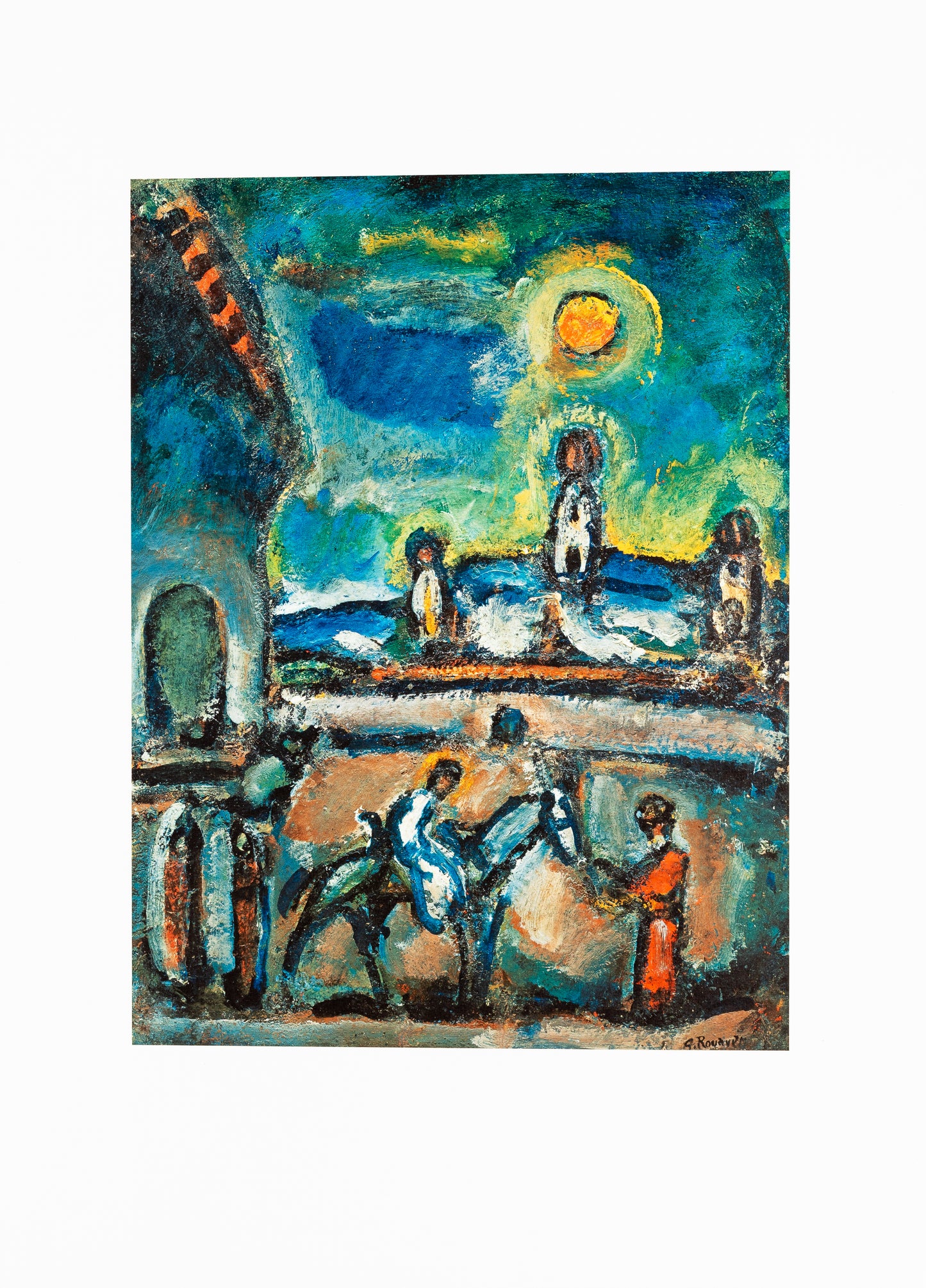 Georges ROUAULT : Fuite en Egypte - Lithographie signée
