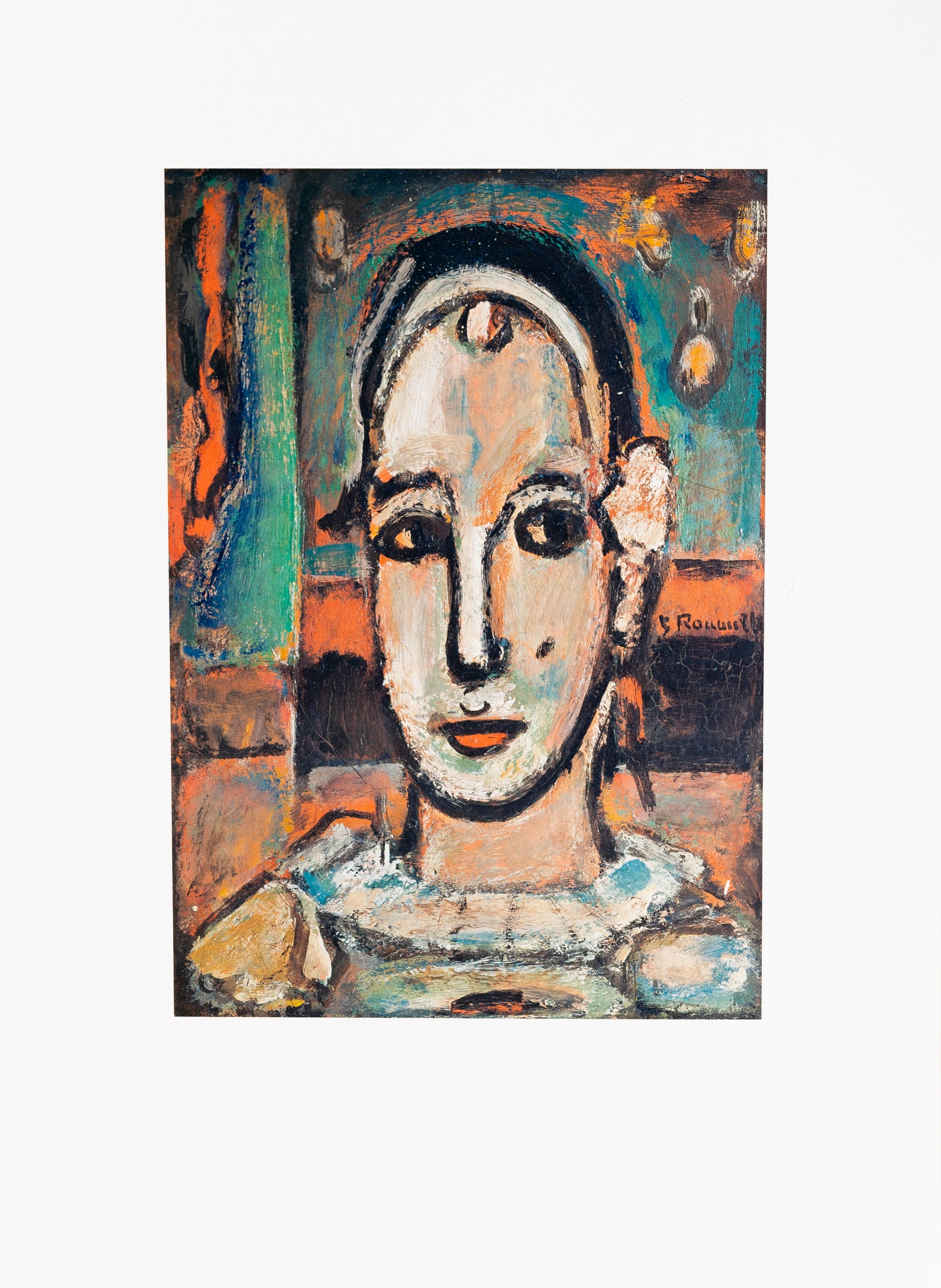 Georges ROUAULT: Pierrot the clown - Signed lithograph