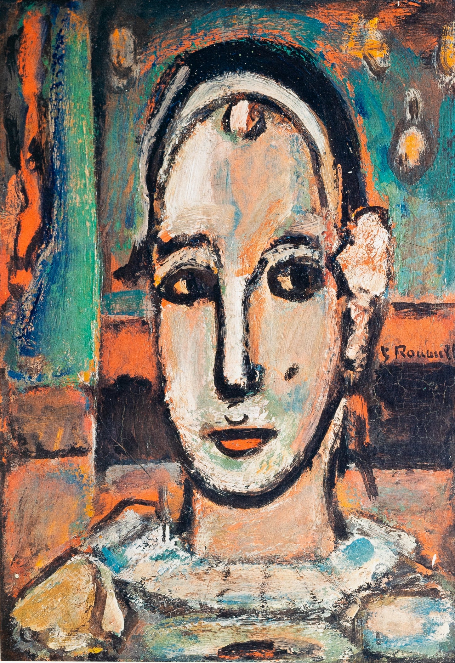 Georges ROUAULT: Pierrot the clown - Signed lithograph
