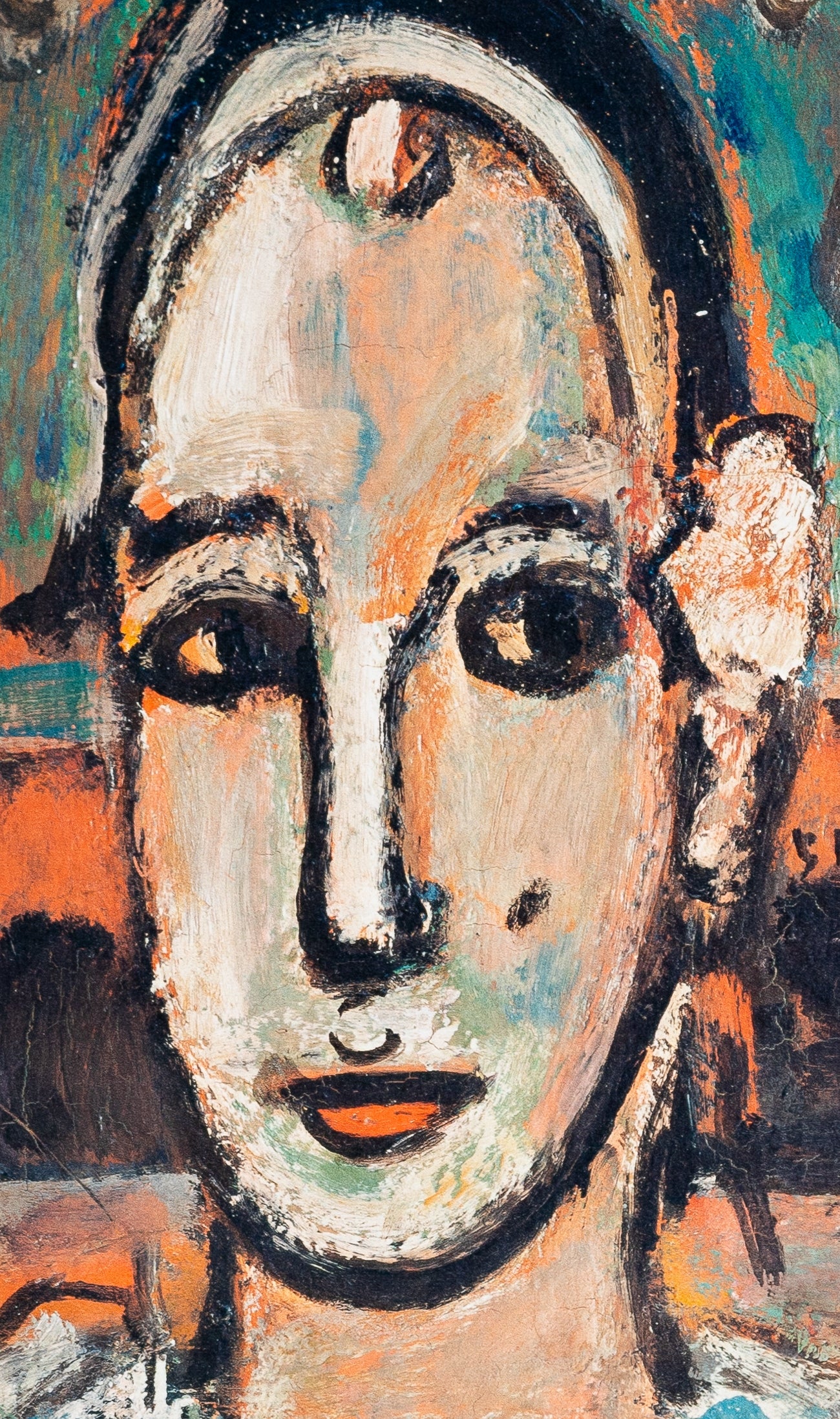 Georges ROUAULT: Pierrot the clown - Signed lithograph