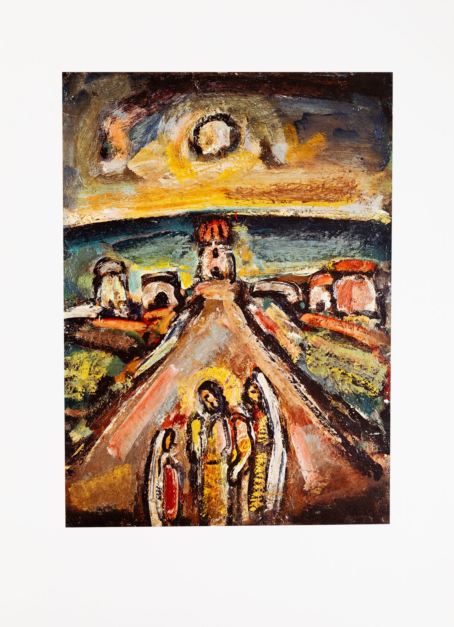 Georges ROUAULT : Le Crépuscule - Lithographie