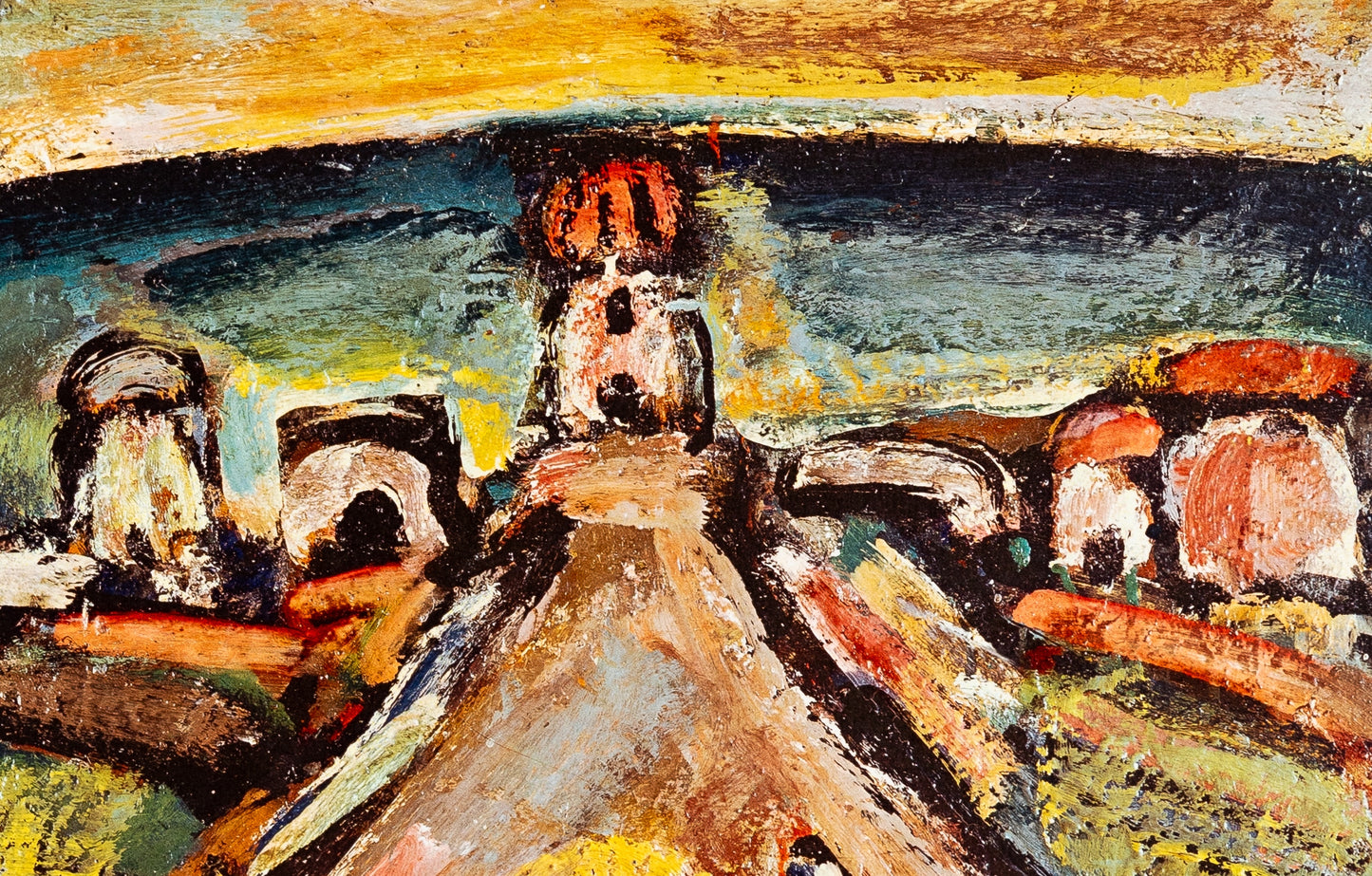 Georges ROUAULT : Le Crépuscule - Lithographie