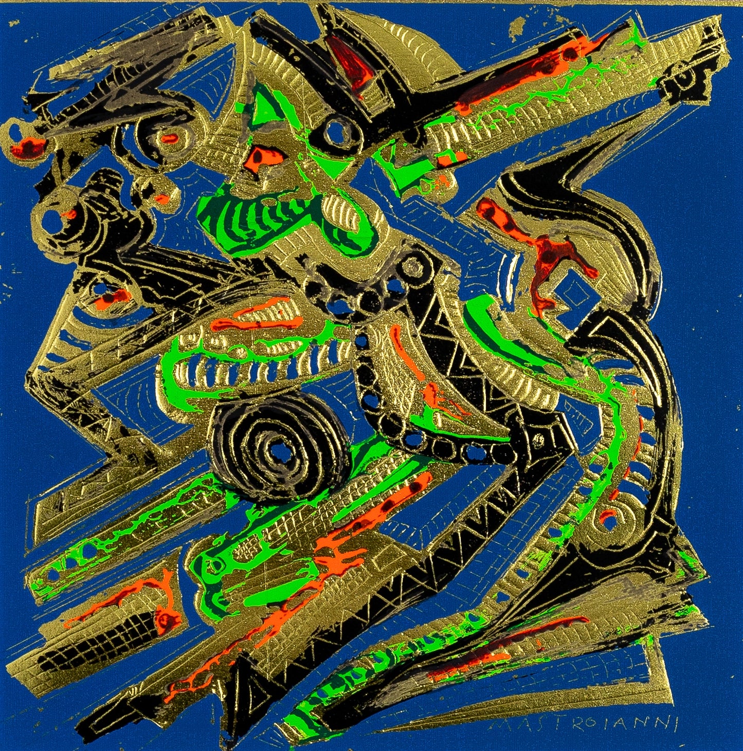 Umberto MASTROIANNI : Arabesques - Lithographie signée