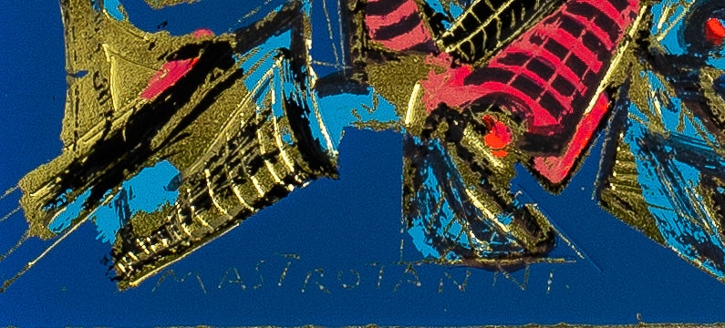 Umberto MASTROIANNI : Le Manteau de Schéhérazade - Lithographie signée