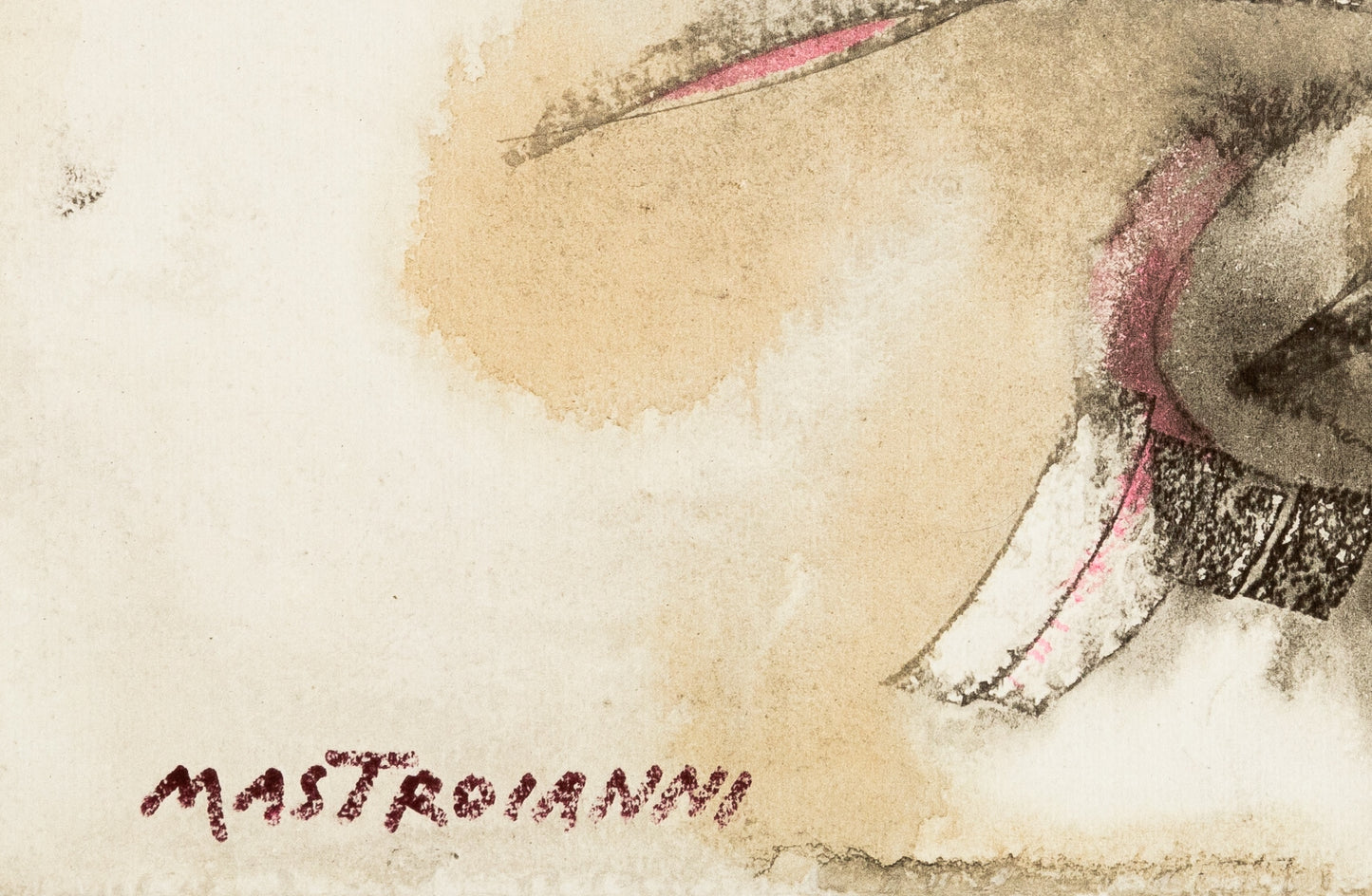 Umberto MASTROIANNI : Chimère nocturne - Lithographie signée