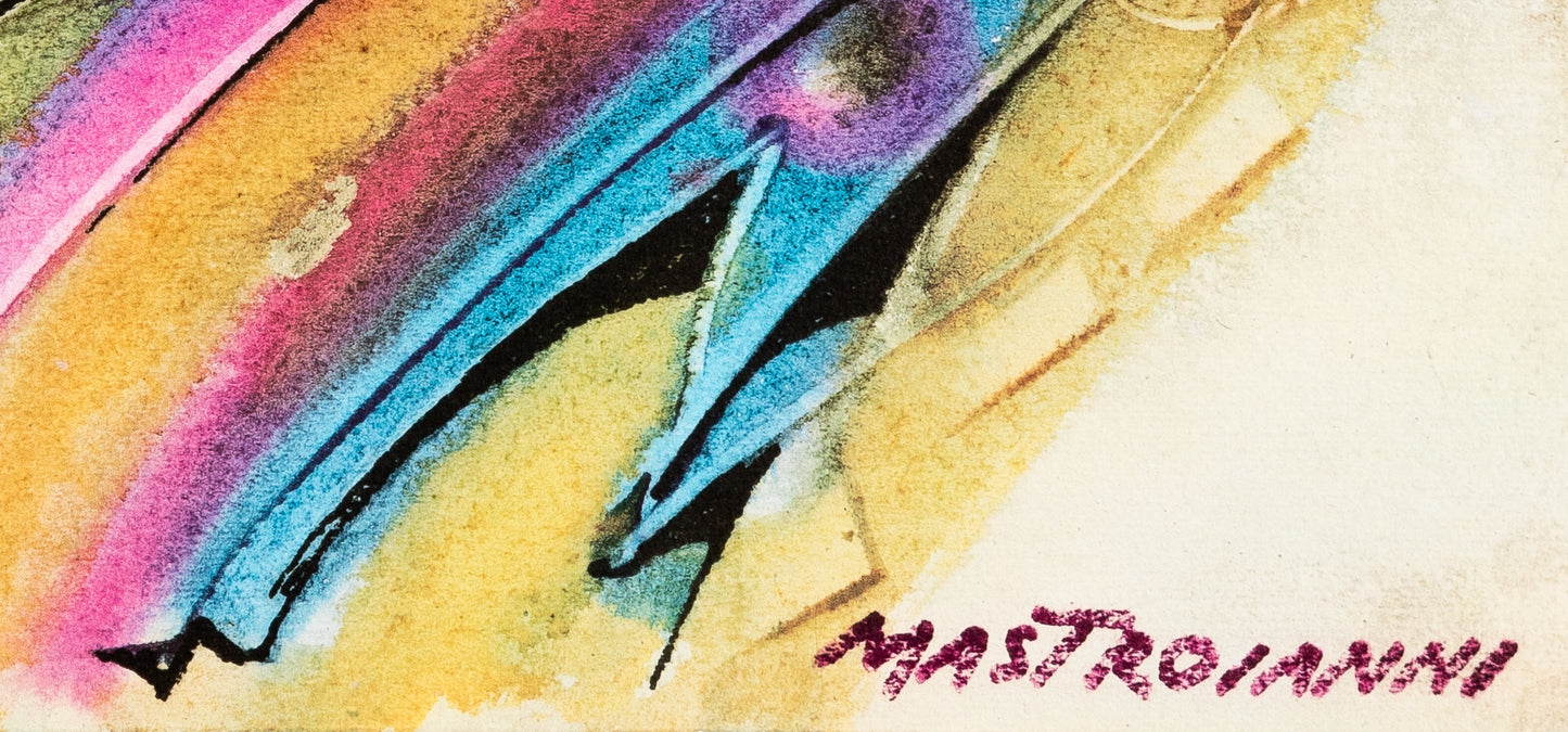 Umberto MASTROIANNI : Les trois grâces - Lithographie signée