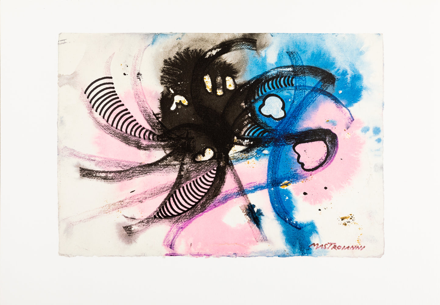 Umberto MASTROIANNI : La prophétie de Cassandra - Lithographie signée