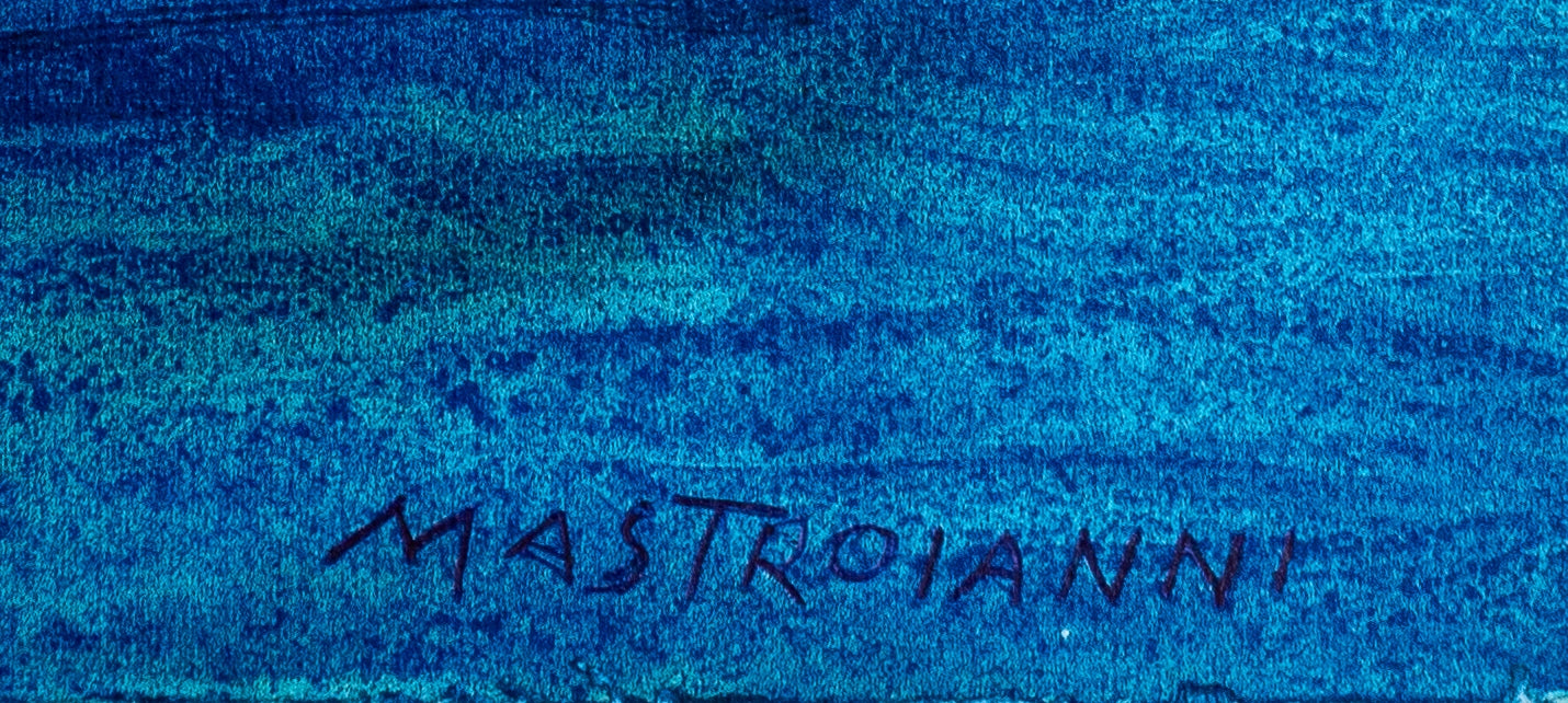 Umberto MASTROIANNI : Les jardins de Goethe - Lithographie signée