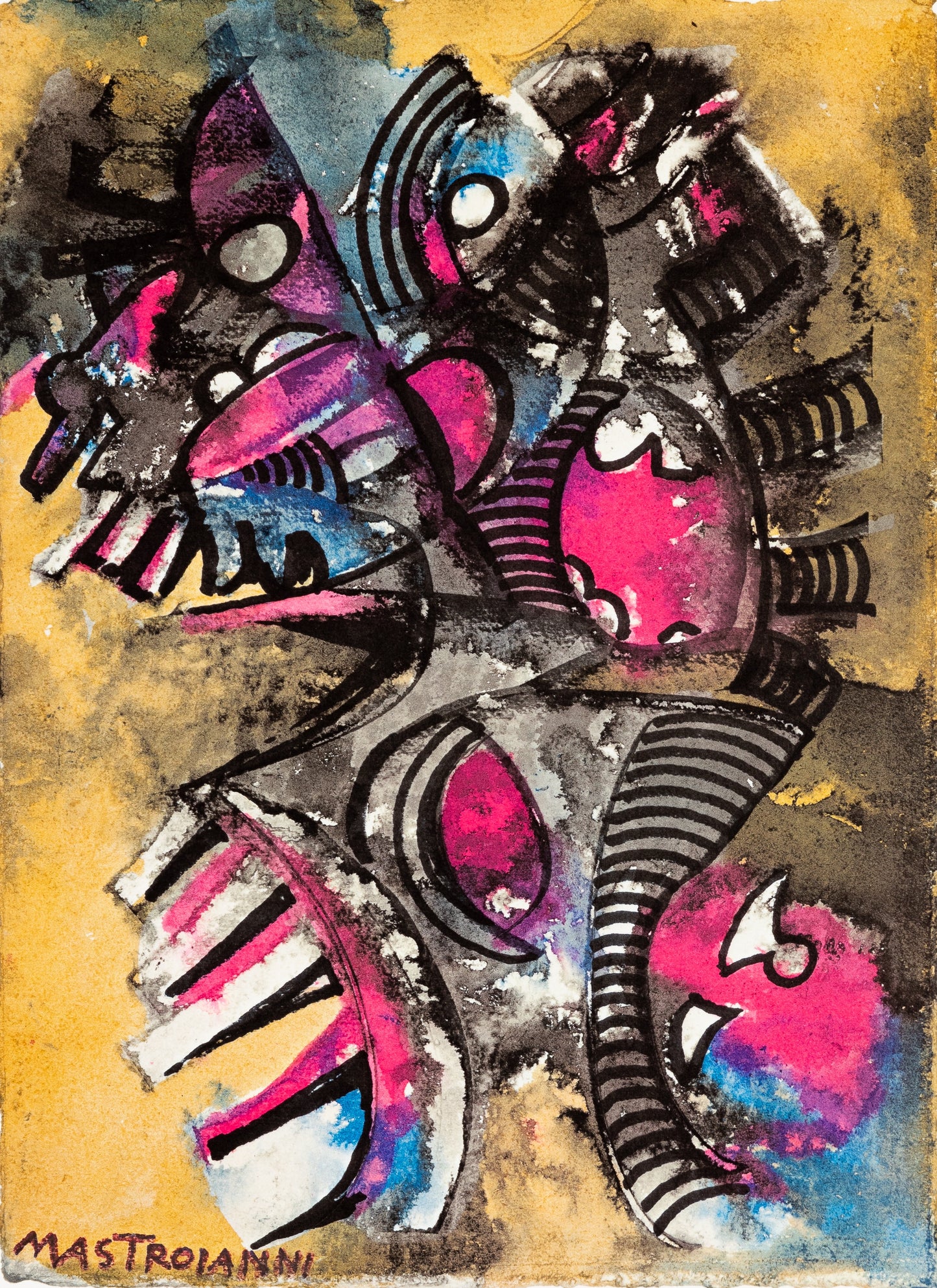 Umberto MASTROIANNI : Hommage à Thomas d'Aquin - Lithographie signée