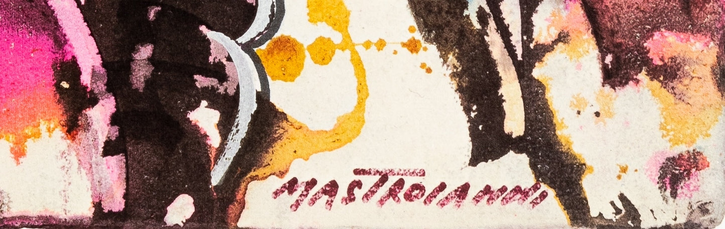 Umberto MASTROIANNI : Le grand refus de Célestin - Lithographie signée