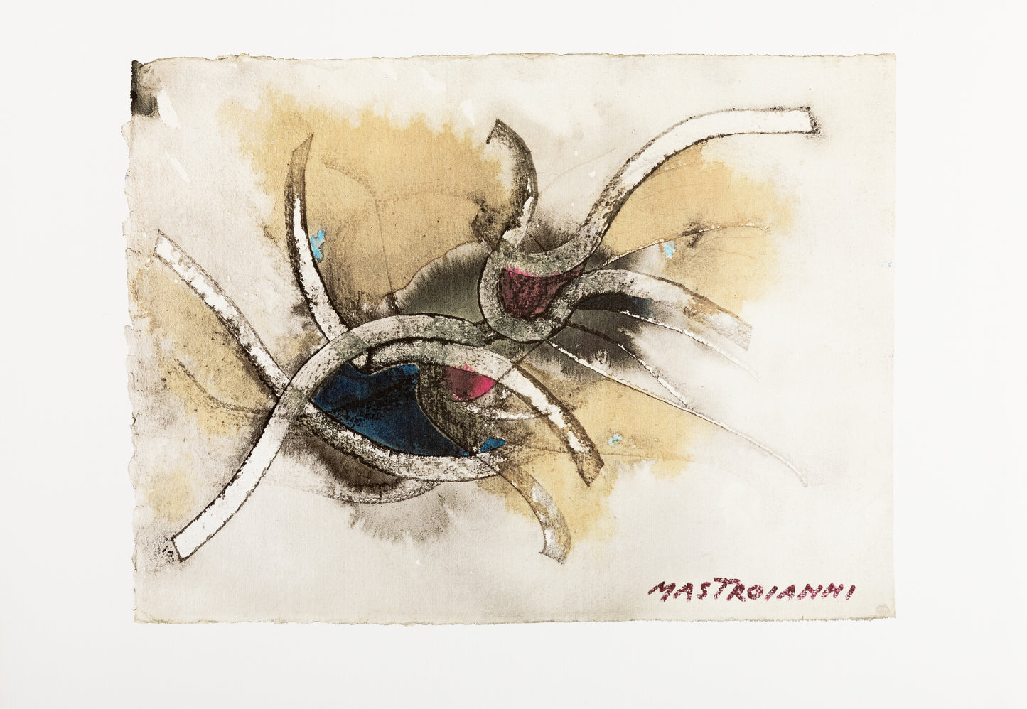 Umberto MASTROIANNI : Eurydice - Lithographie signée