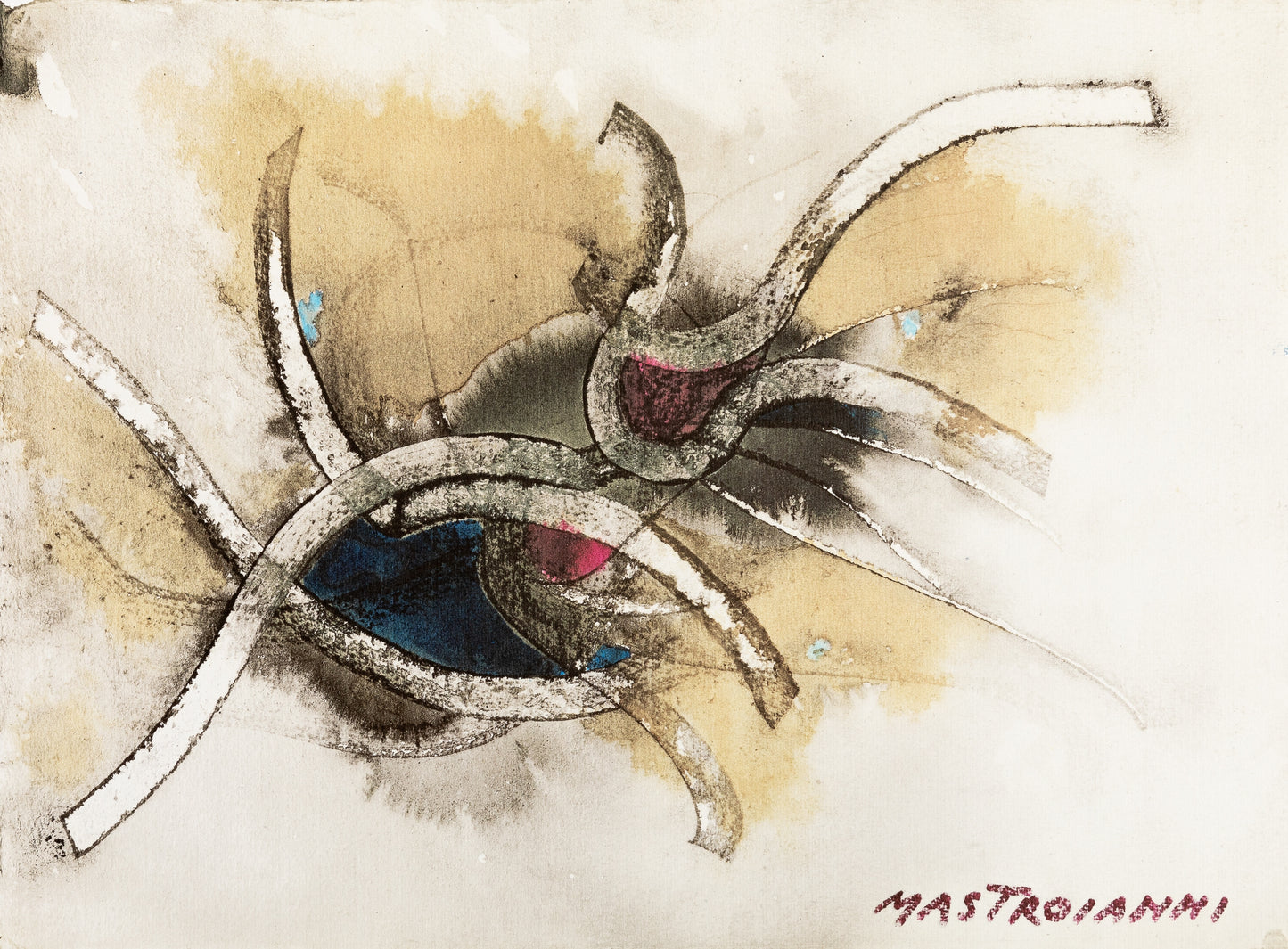 Umberto MASTROIANNI : Eurydice - Lithographie signée