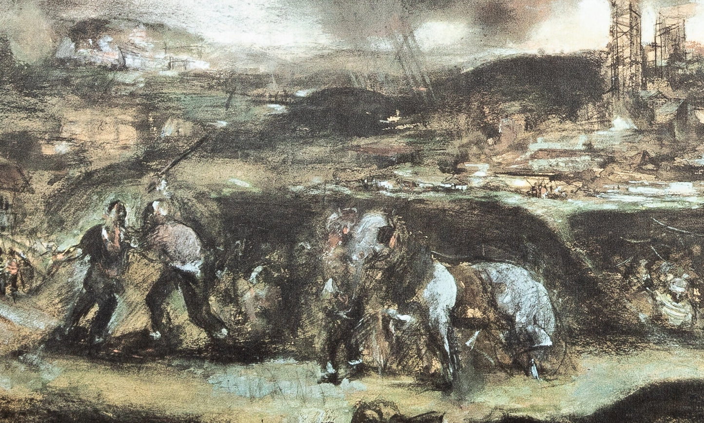 Georges ROUAULT : Le travail de Labeur- Lithographie signée