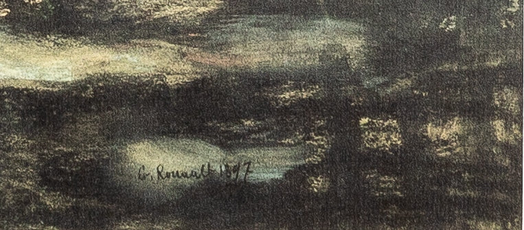 Georges ROUAULT : Le travail de Labeur- Lithographie signée