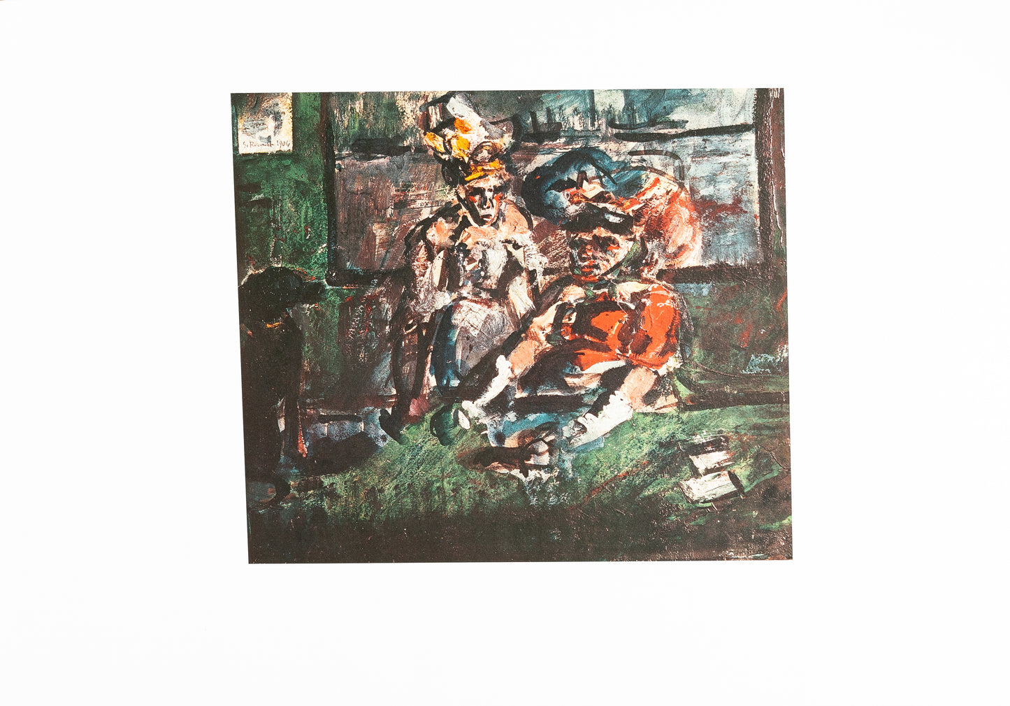 Georges ROUAULT : Les ouvreuses du cirque forain - Lithographie