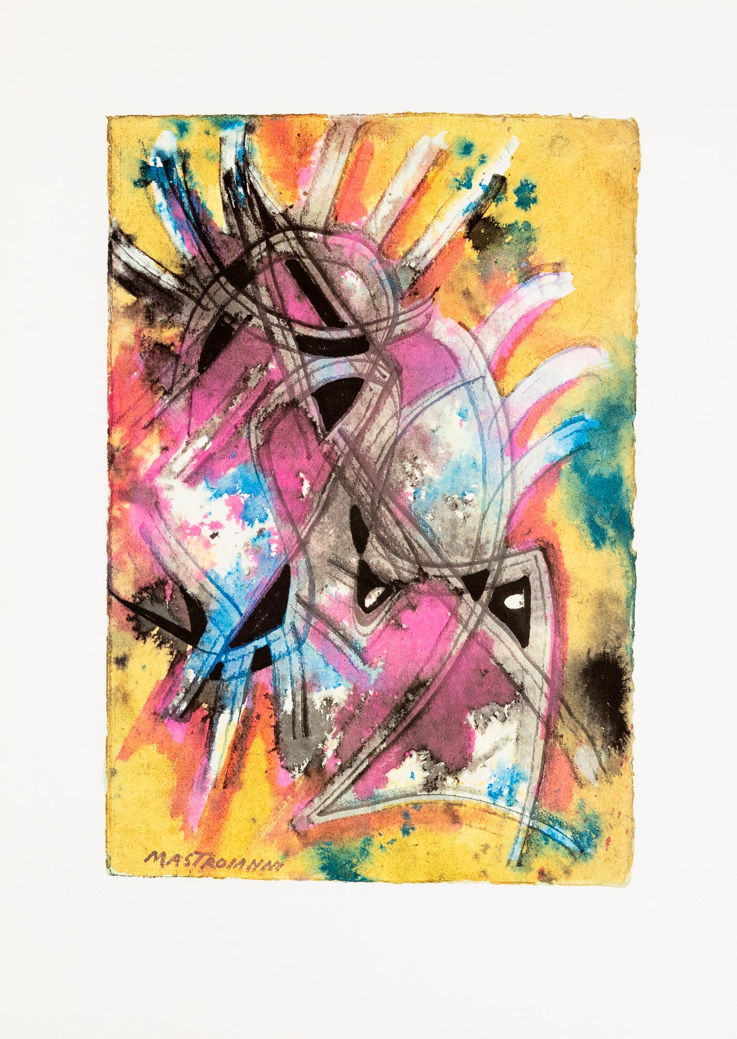 Umberto MASTROIANNI : Œdipe à Colone - Lithographie signée