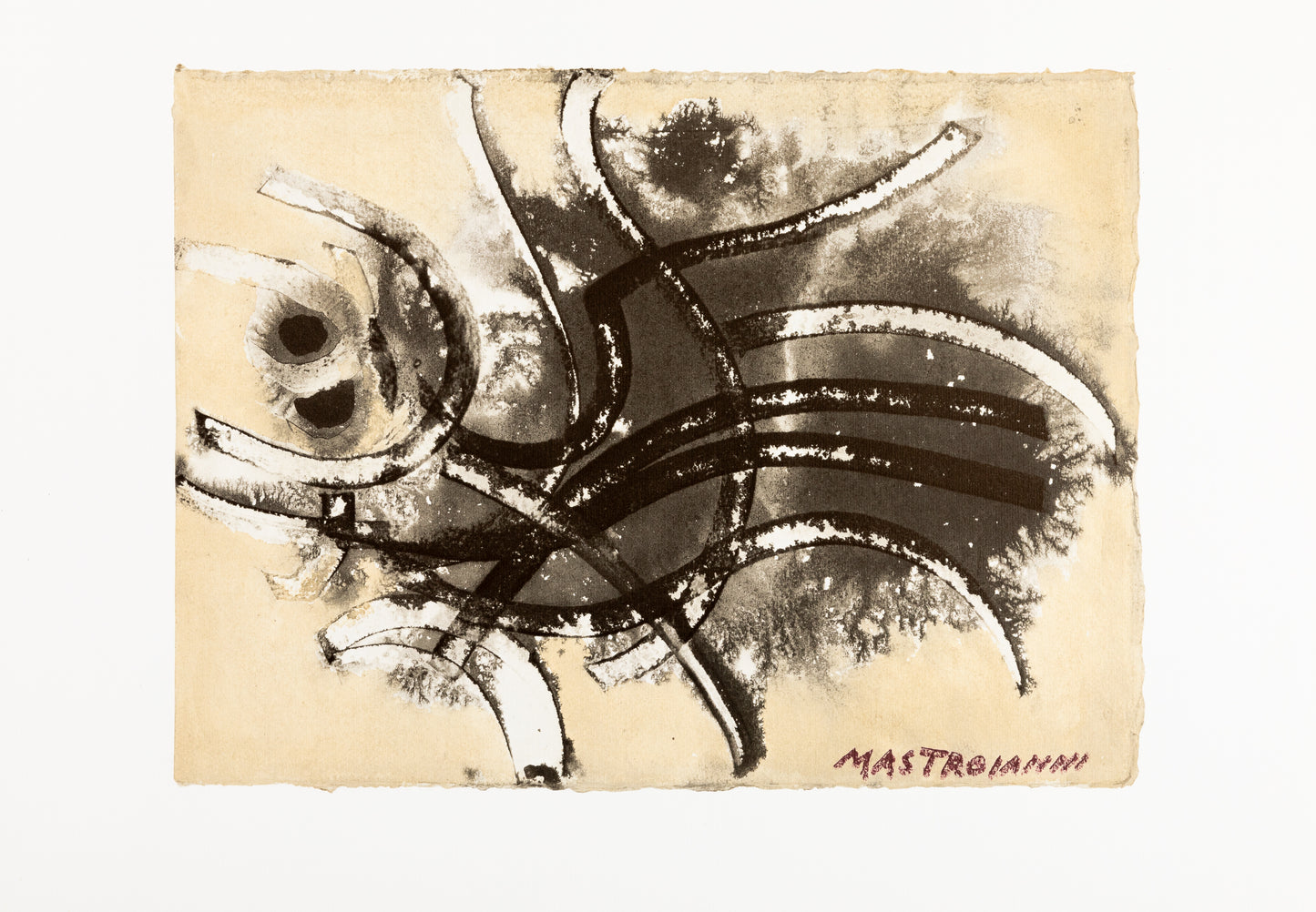 Umberto MASTROIANNI : Le jardin des mystères de Proust - Lithographie signée