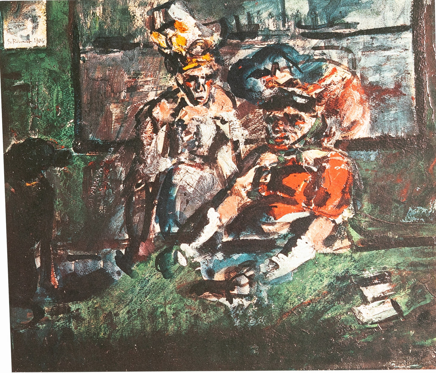 Georges ROUAULT : Les ouvreuses du cirque forain - Lithographie