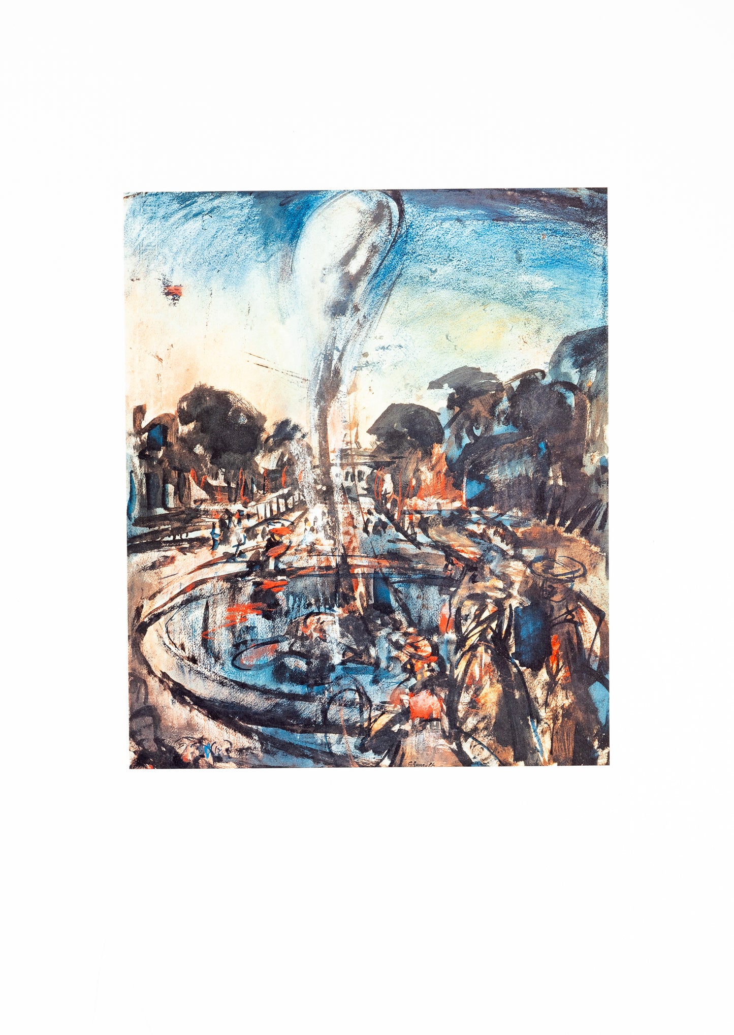 Georges ROUAULT: Versalles - Litografía firmada