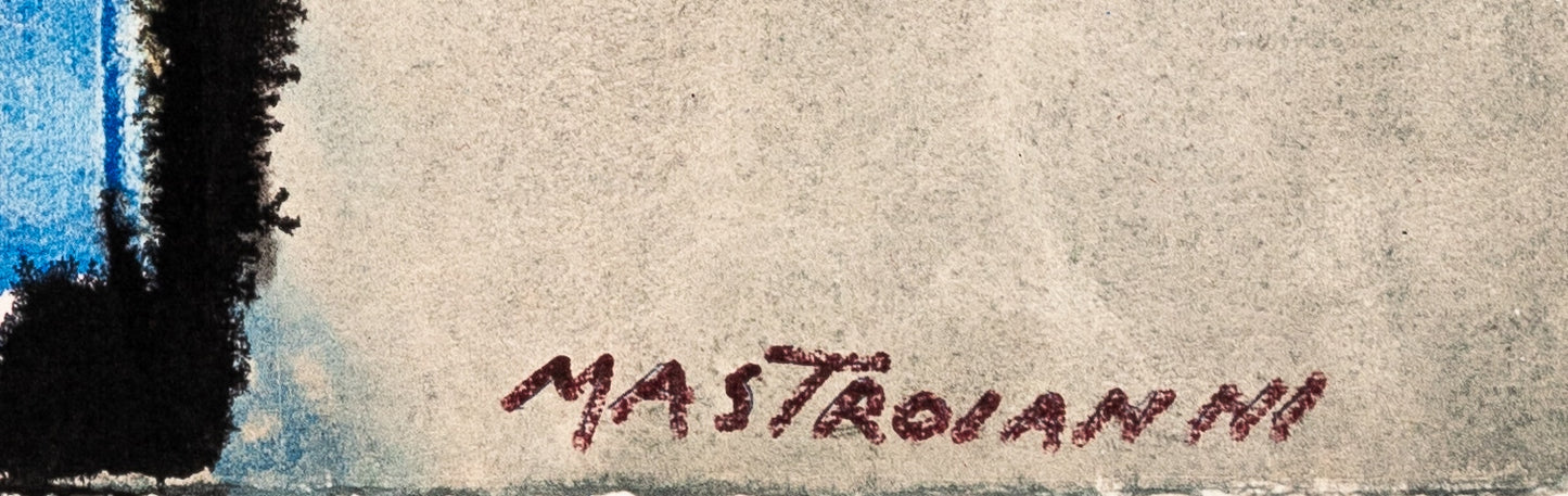 Umberto MASTROIANNI : Les quatre Evangiles - Lithographie signée