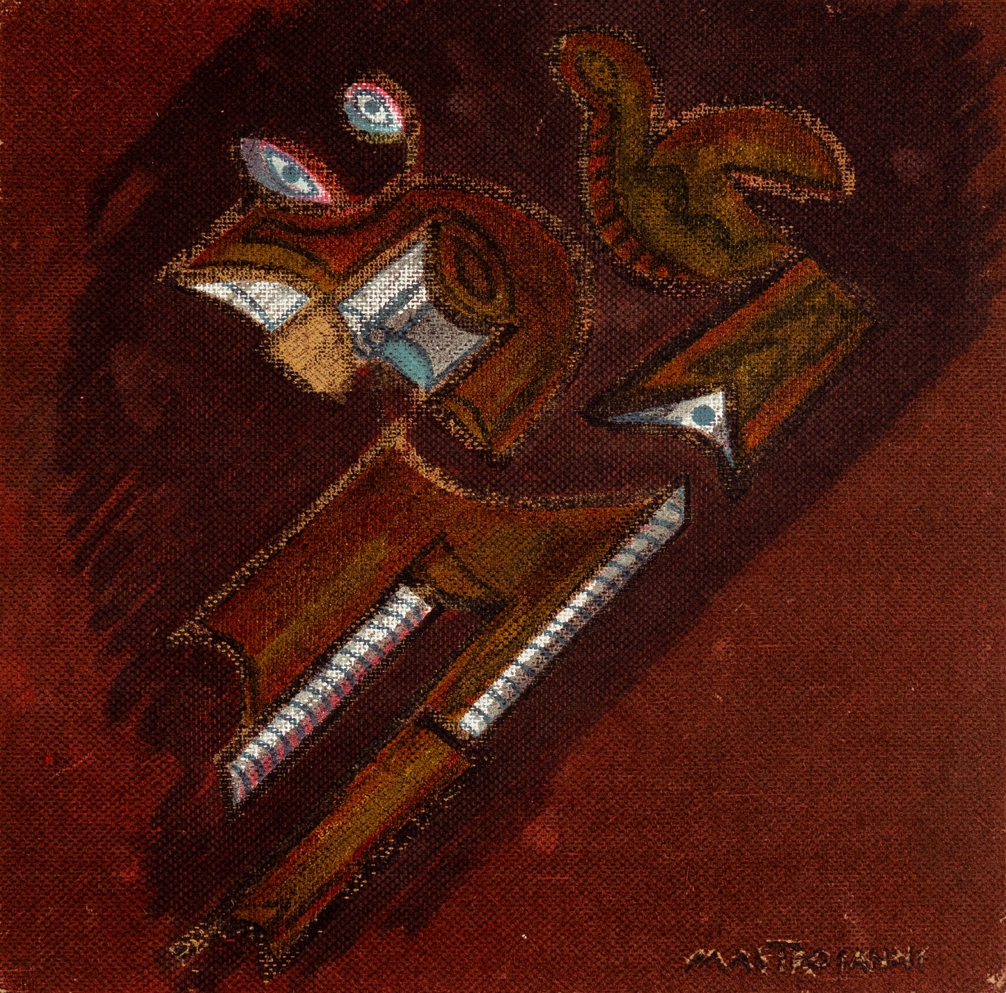 Umberto MASTROIANNI: The Dove and the Moon, Signed lithograph