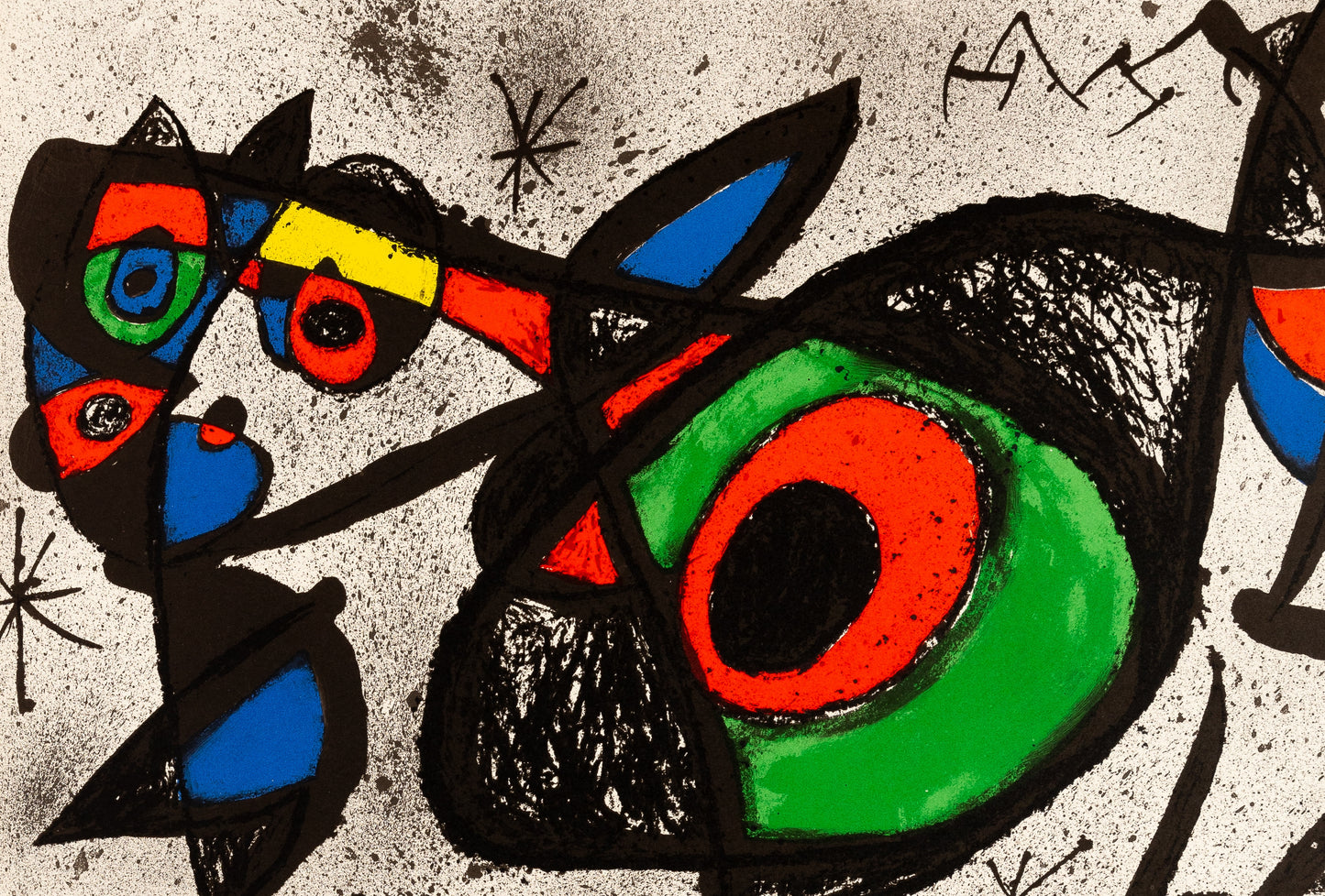 Joan MIRO : Sobreteixims i Escultures - Affiche en lithographie originale signée