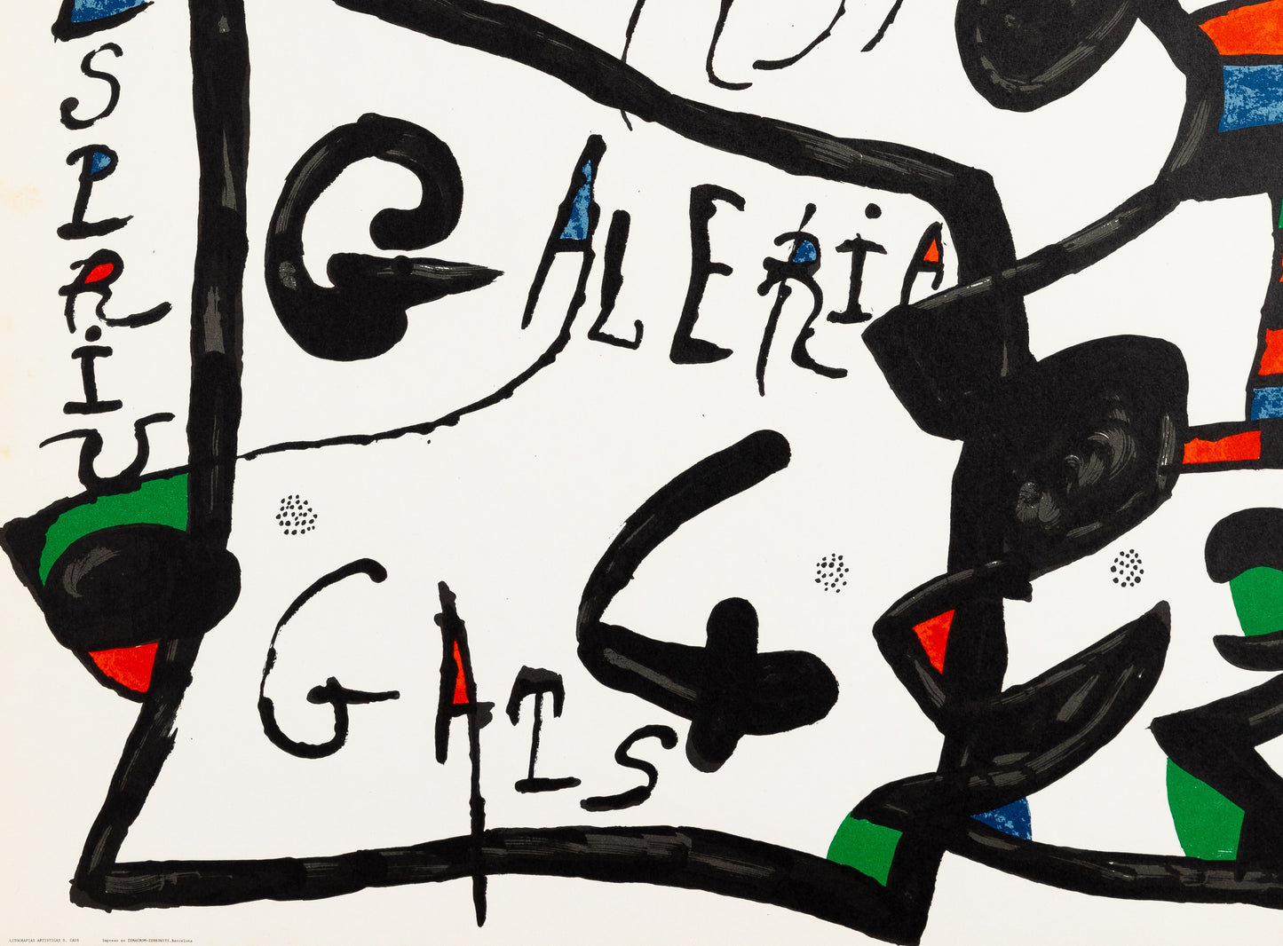 Joan MIRO : L'envol de la danseuse - Lithographie originale signée