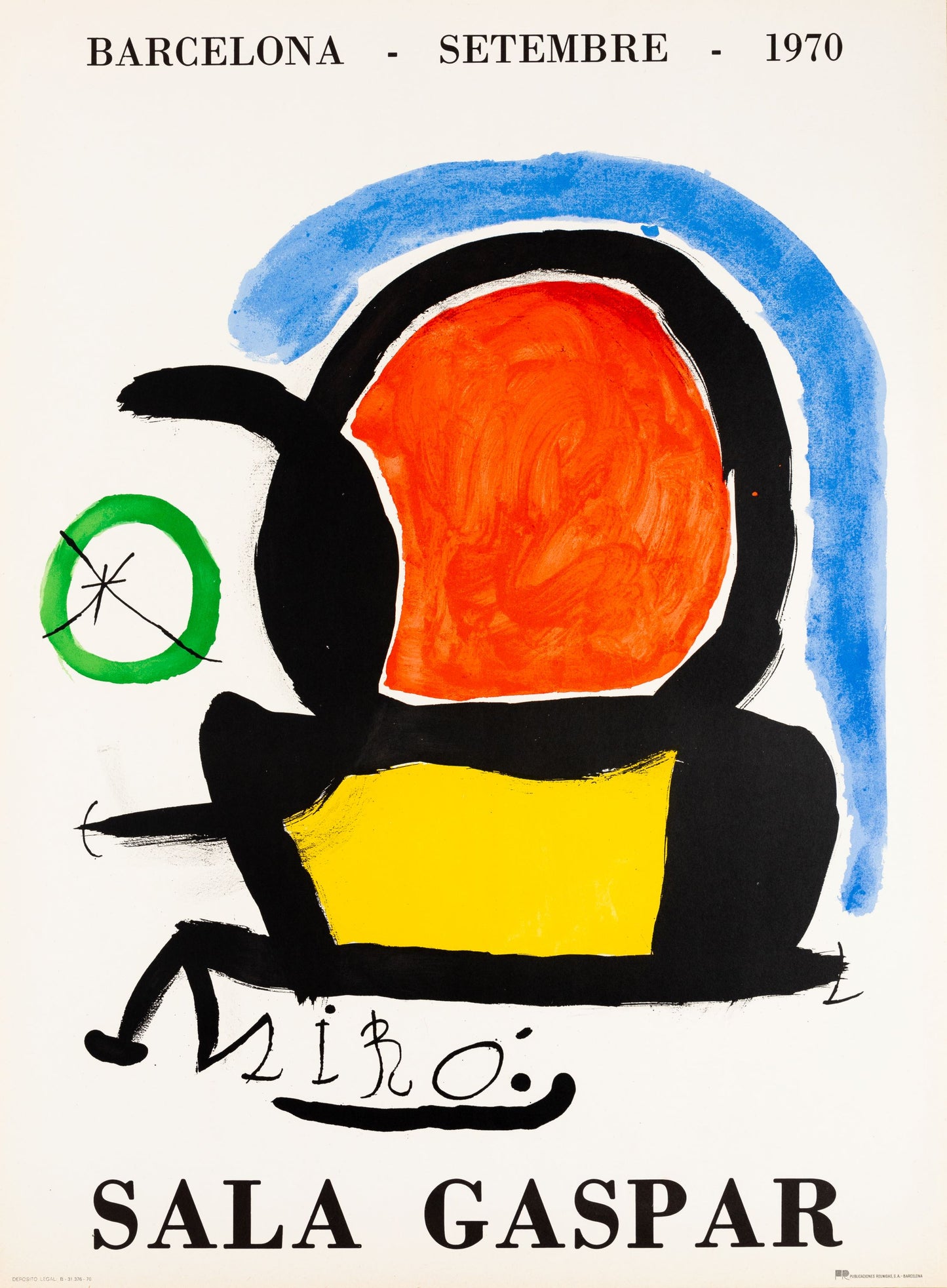 Joan MIRO : Tapis de Tarragona - Lithographie originale signée