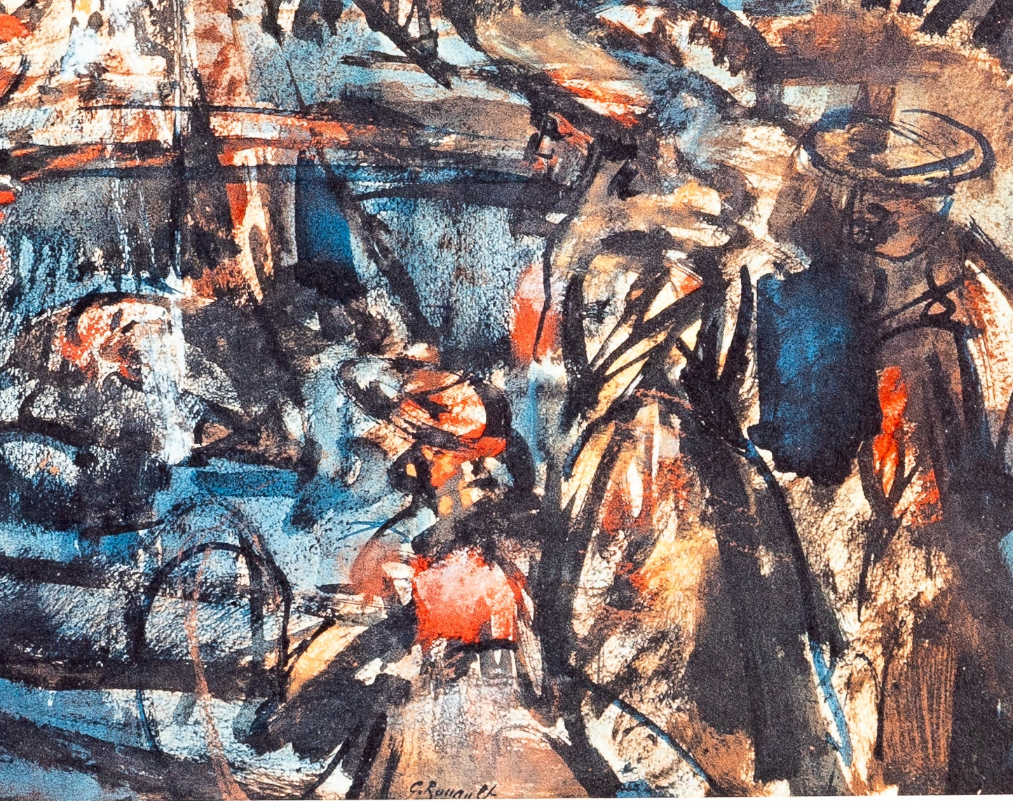 Georges ROUAULT: Versalles - Litografía firmada