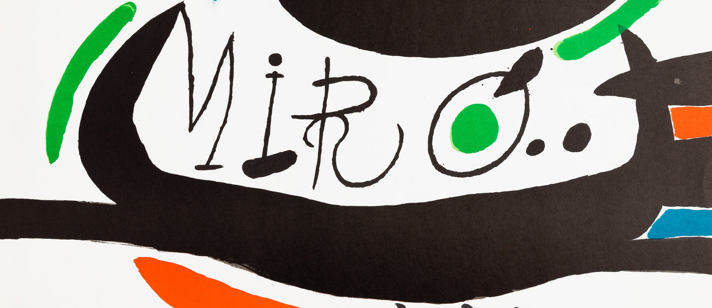 Joan MIRO : Osaka - Miro au Japon - Affiche en Lithographie originale signée