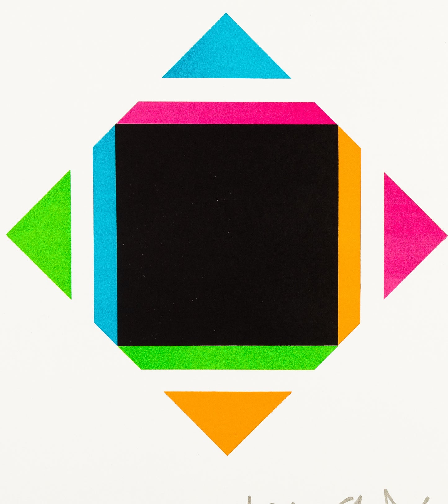 Max BILL : Composition géométrique - Lithographie originale signée