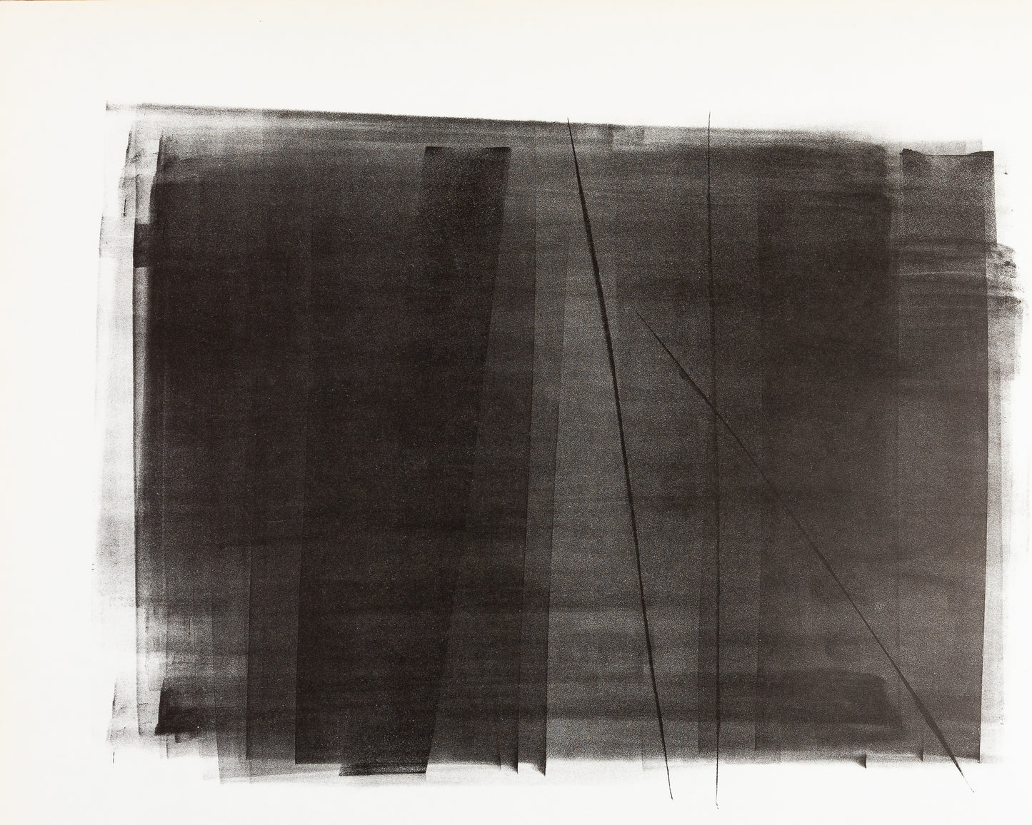 Hans HARTUNG : Composition abstraite - Lithographie originale