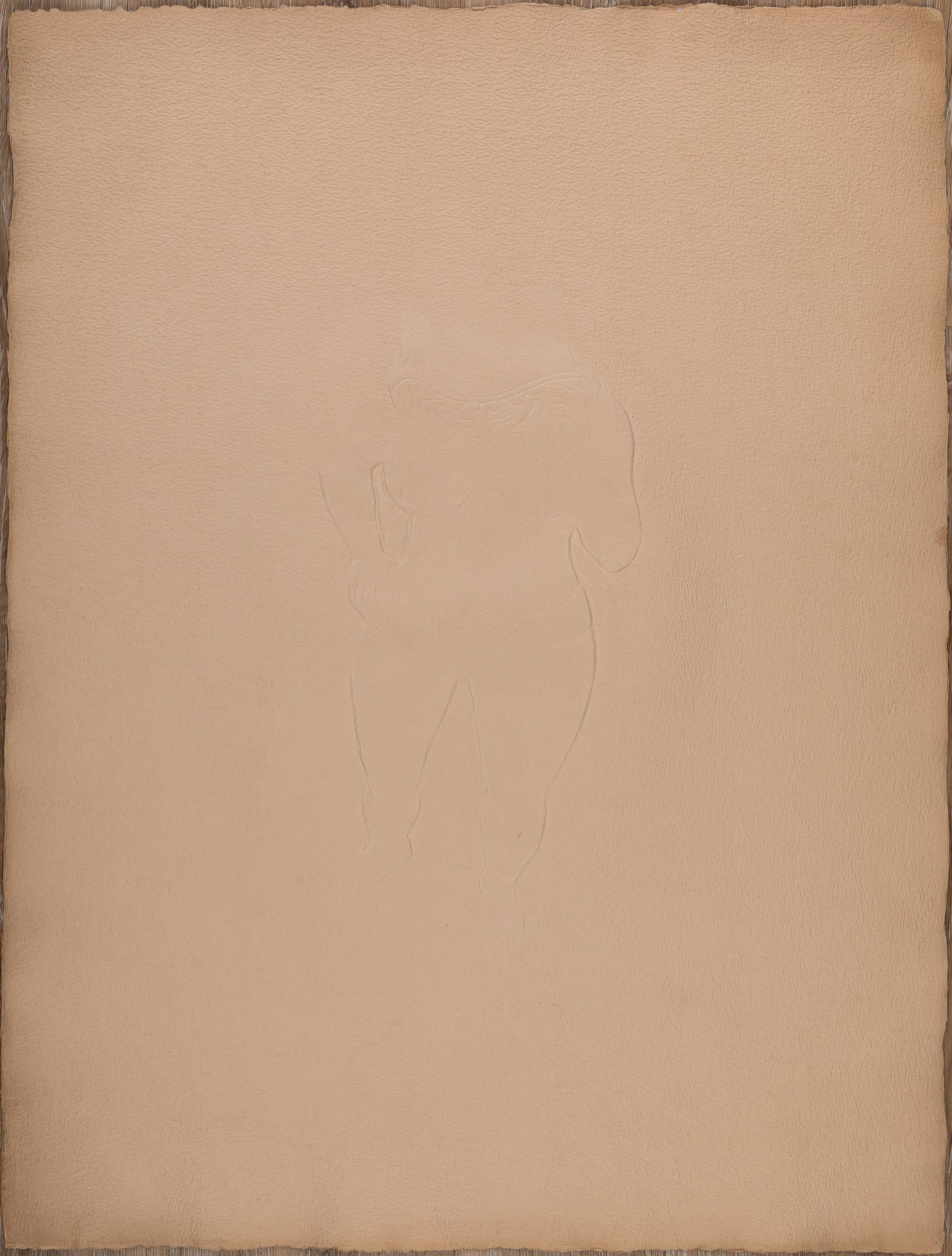 Antoniucci VOLTI : Femme au repos - Gaufrage original