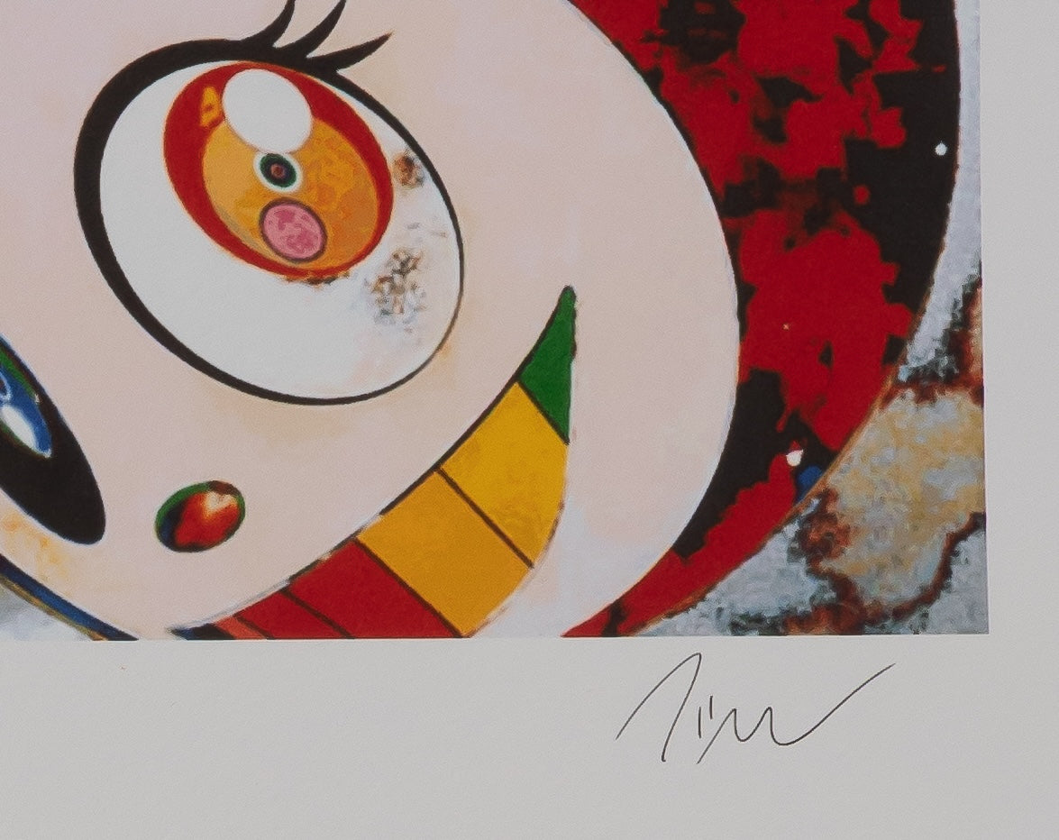 Takashi MURAKAMI : Gargle Glop Top - Digigraphie signée