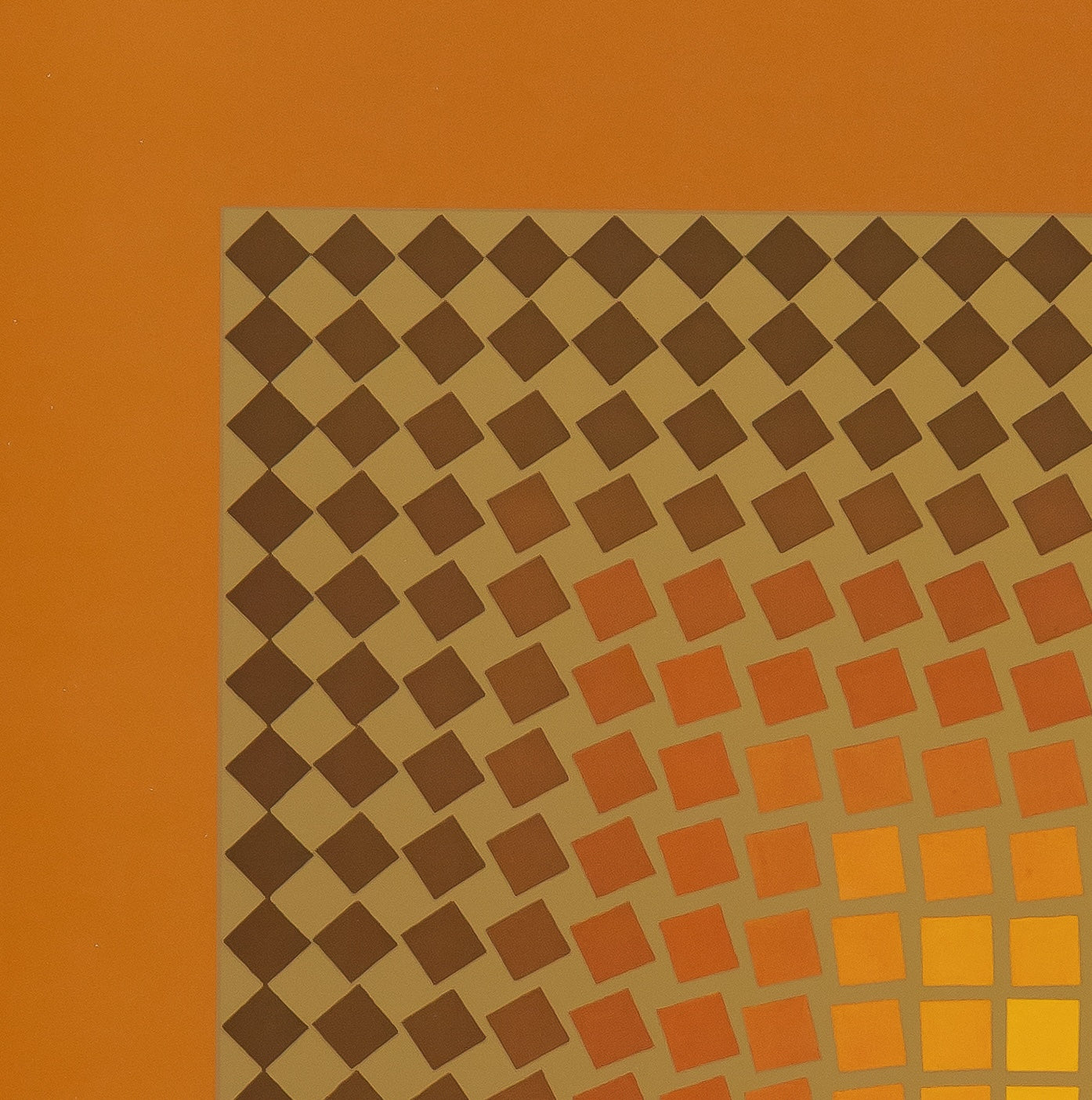 Victor VASARELY : CTA 105 OR - Héliogravure