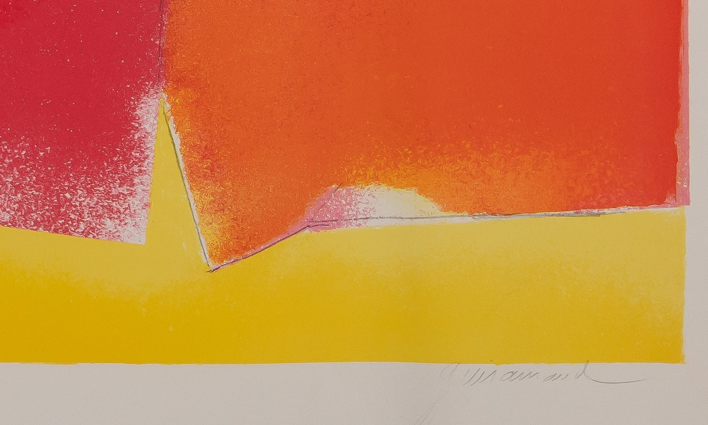 Paul GUIRAMAND : Le concerto - Lithographie originale signée