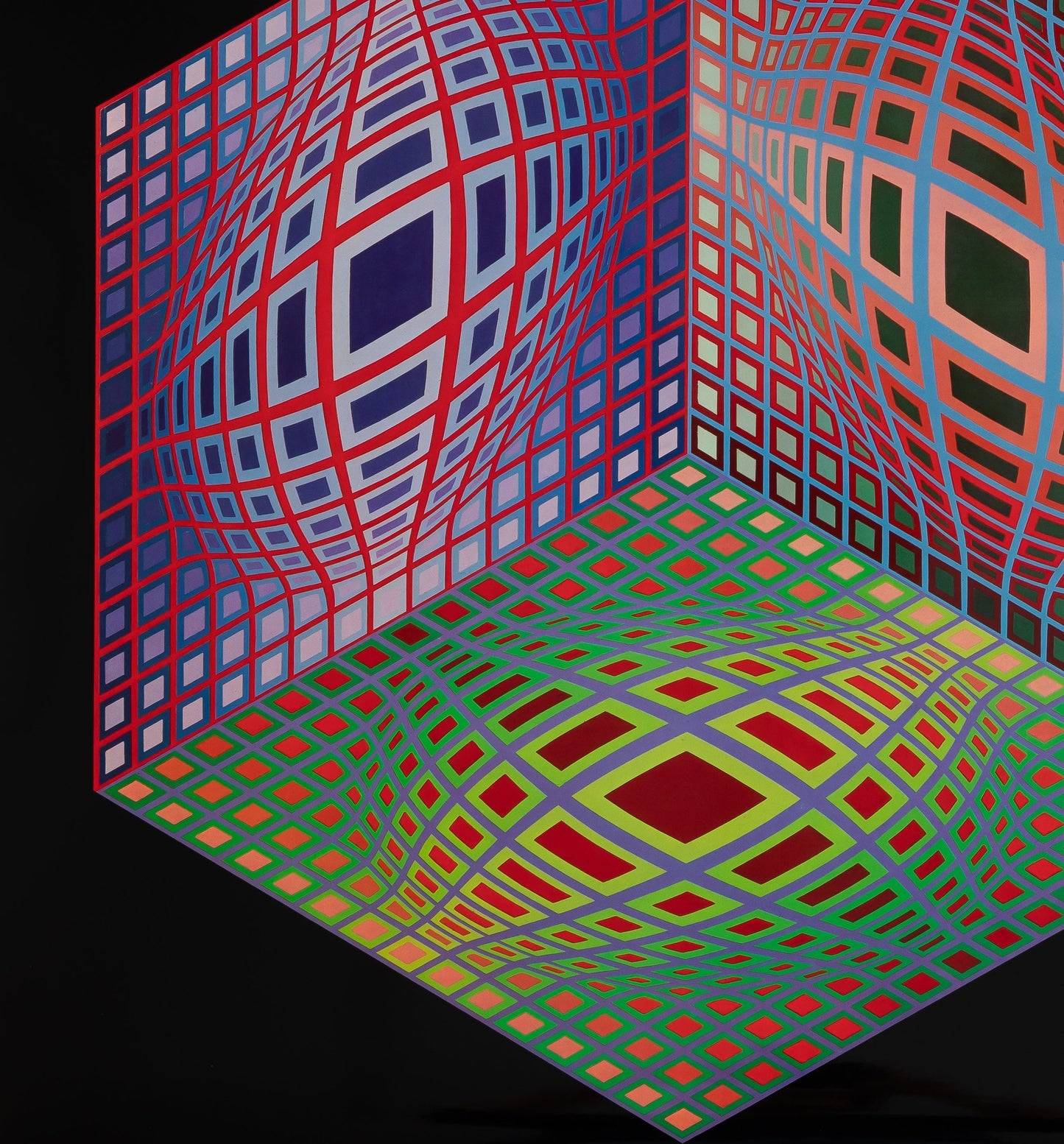 Victor VASARELY : TEST 2 - Héliogravure
