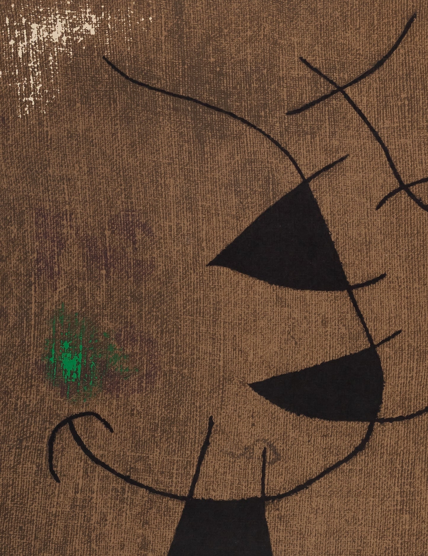 Joan MIRO : Femme et oiseau - Lithographie signée
