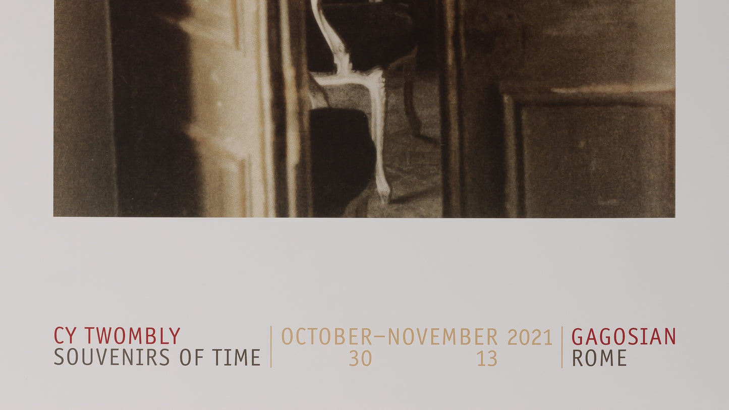 Cy TWOMBLY : Souvenirs du temps - Affiche originale