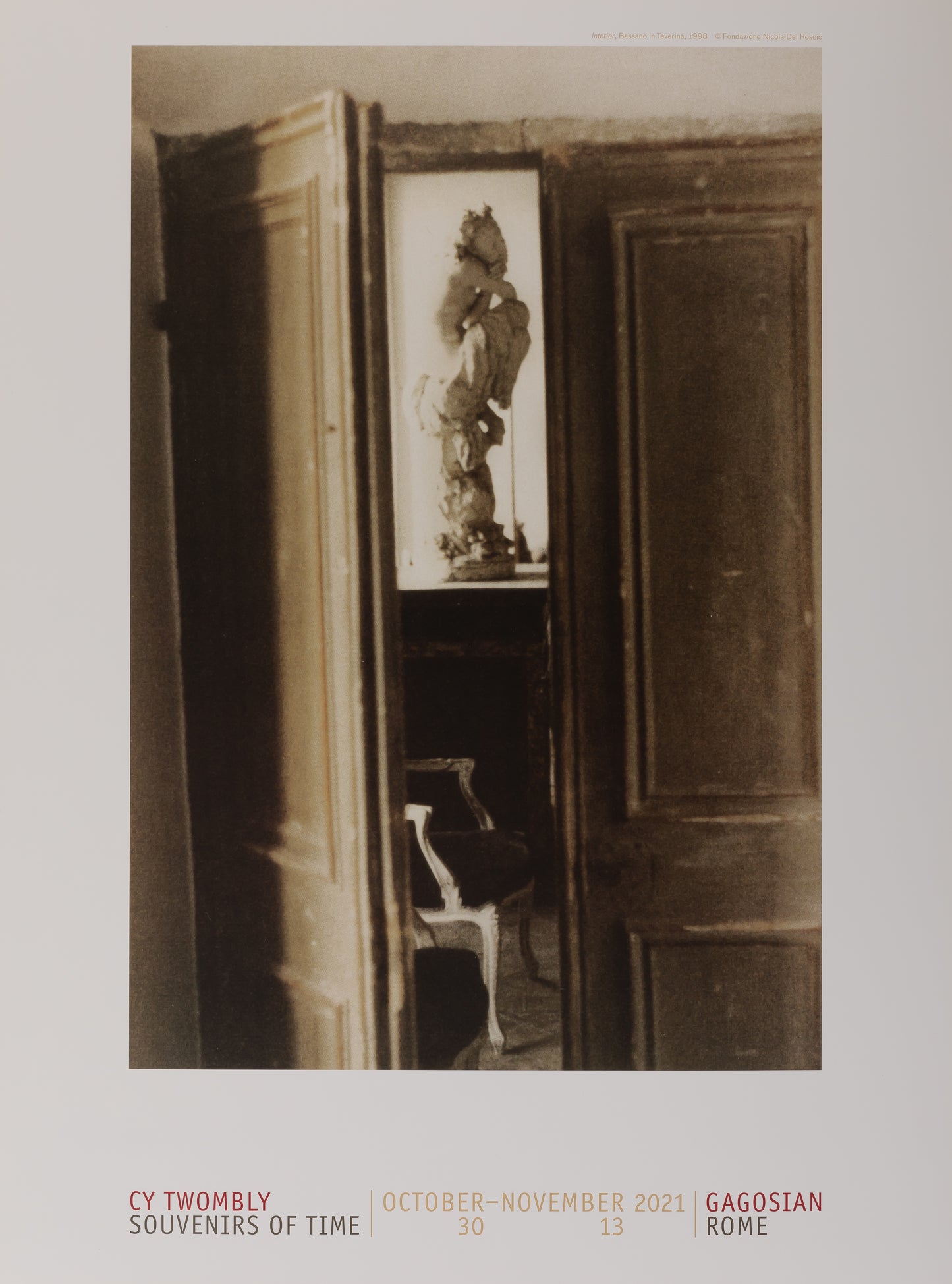 Cy TWOMBLY : Souvenirs du temps - Affiche originale